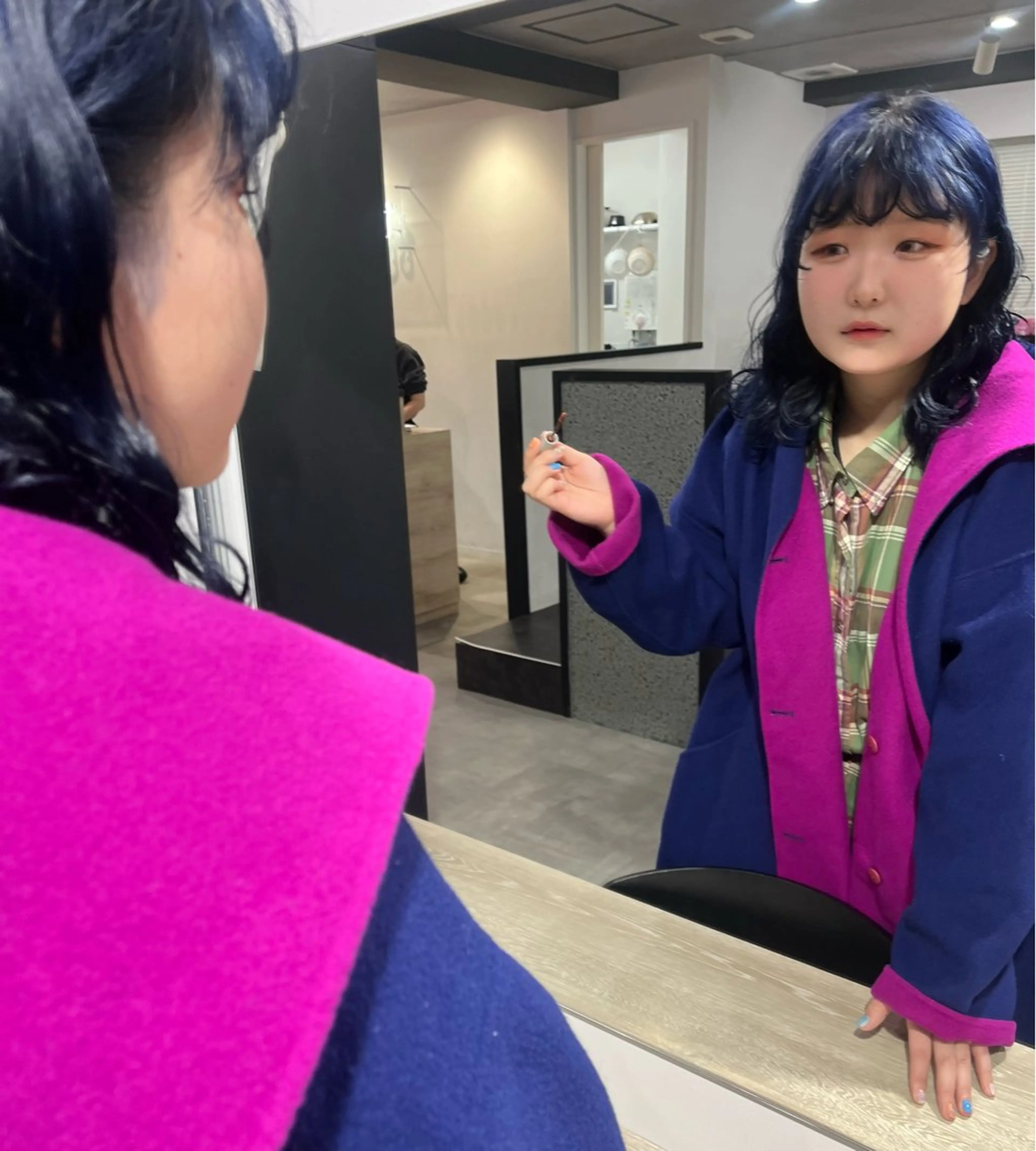 ミディアム 本田 愛実 (ホンダアミ)のヘアスタイル