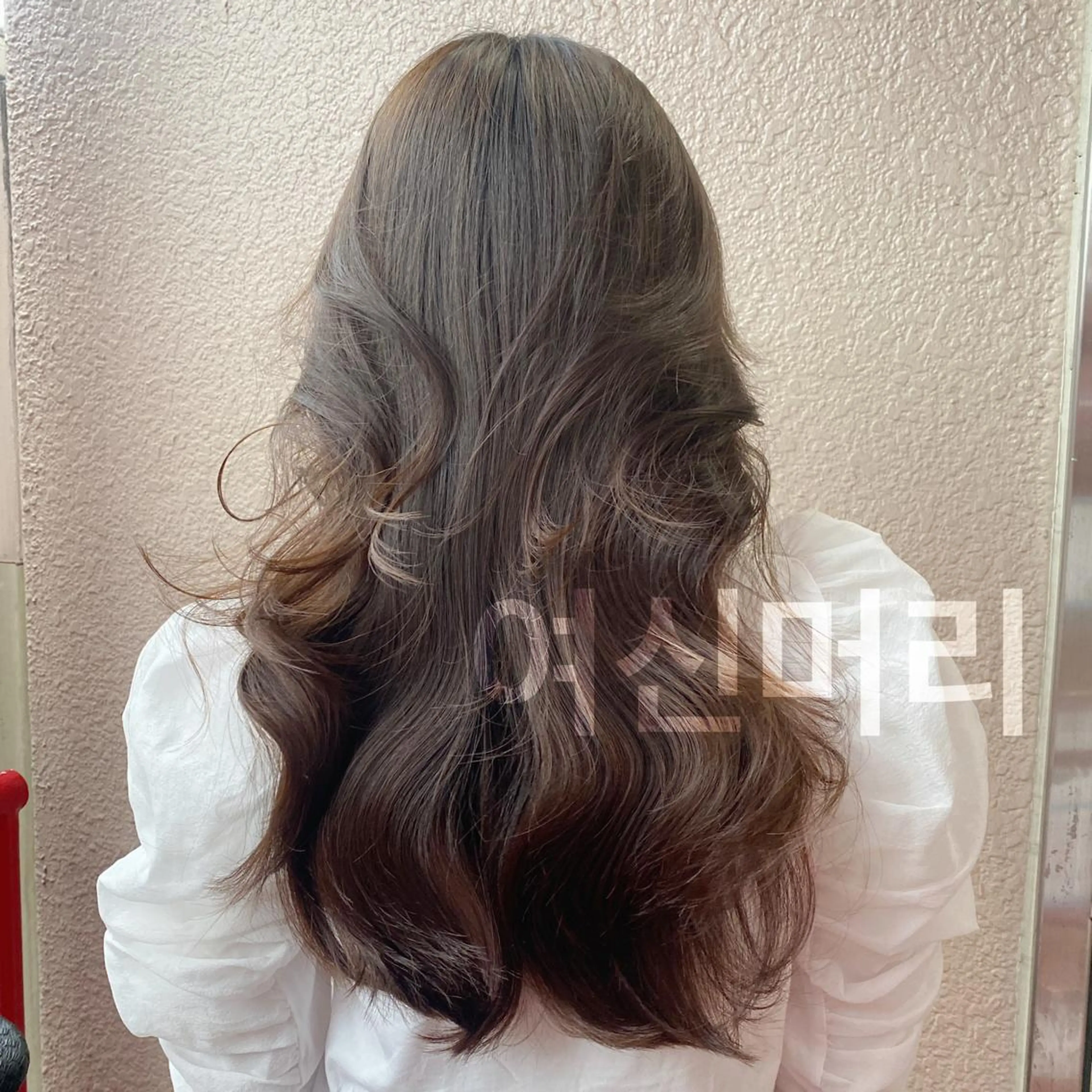 ロング カラー カット ヘアカラー トリートメント layercut✂️ 韓国ヘア/髪質改善のヘアスタイル