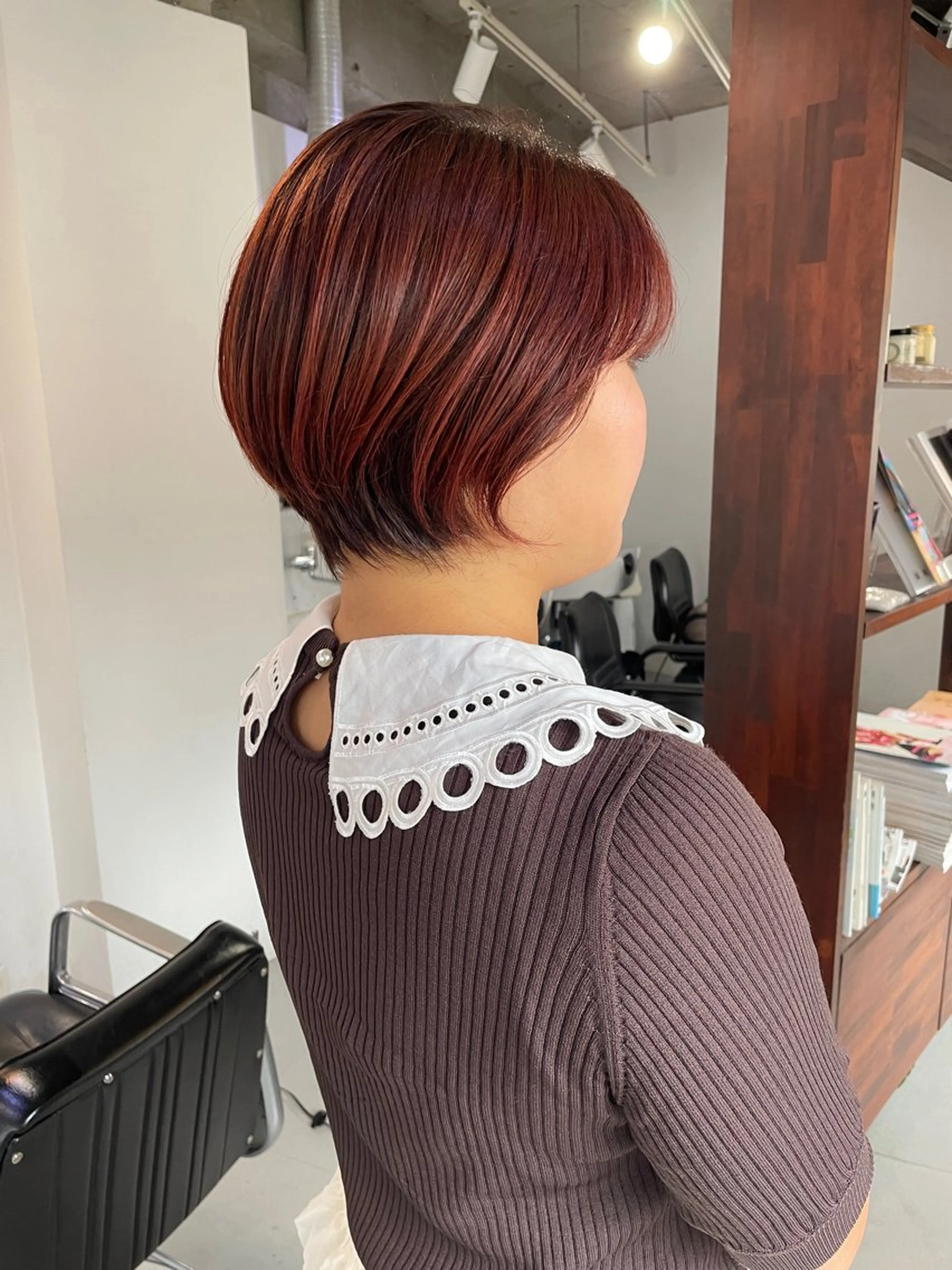 ショート カラー silo所属・silo MOKA 顔周りカット🦦のヘアスタイル