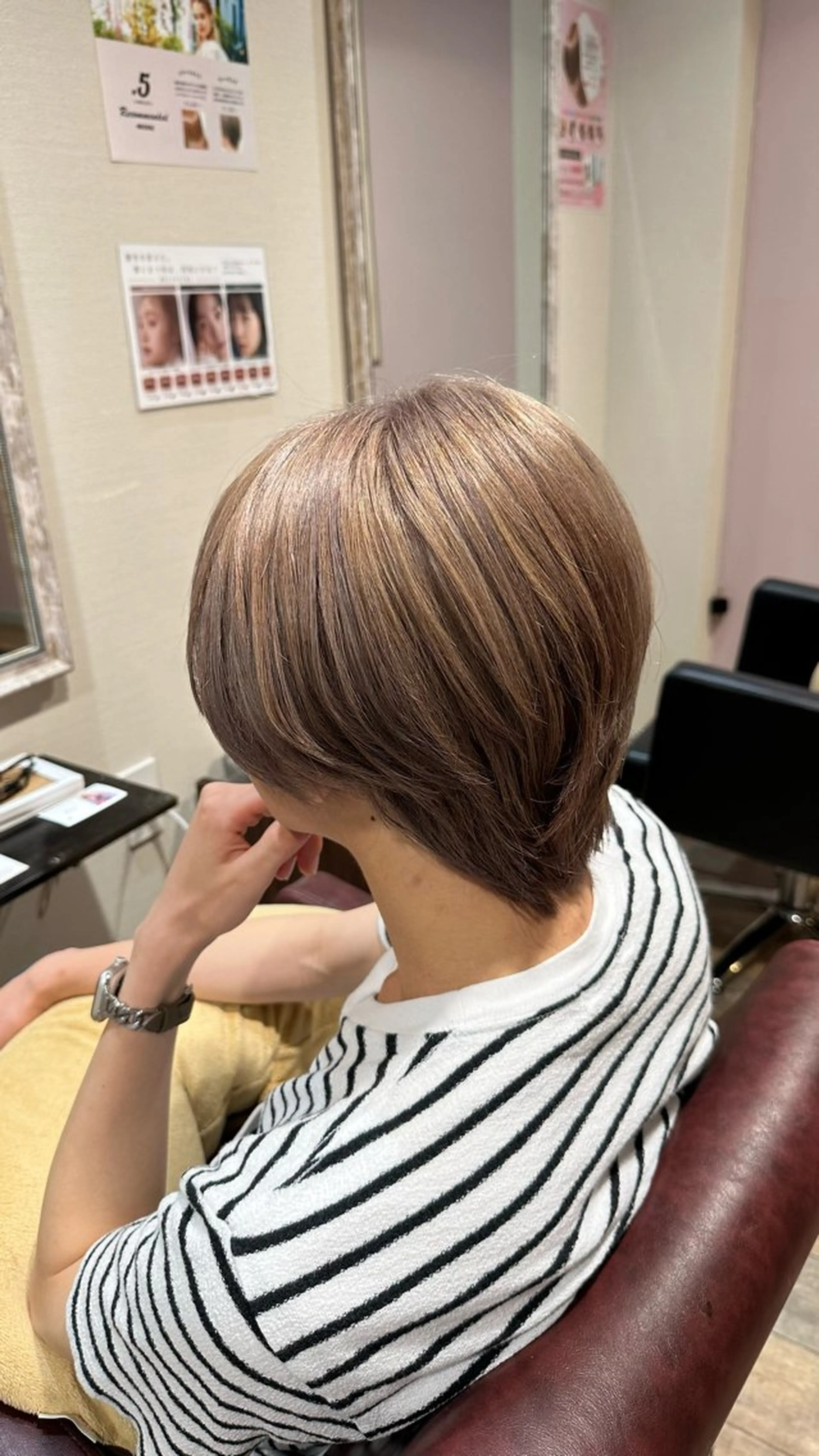ショート ヘアカラー メンズ✂️カット✂️ 🌀パーマ🌀【華】のヘアスタイル