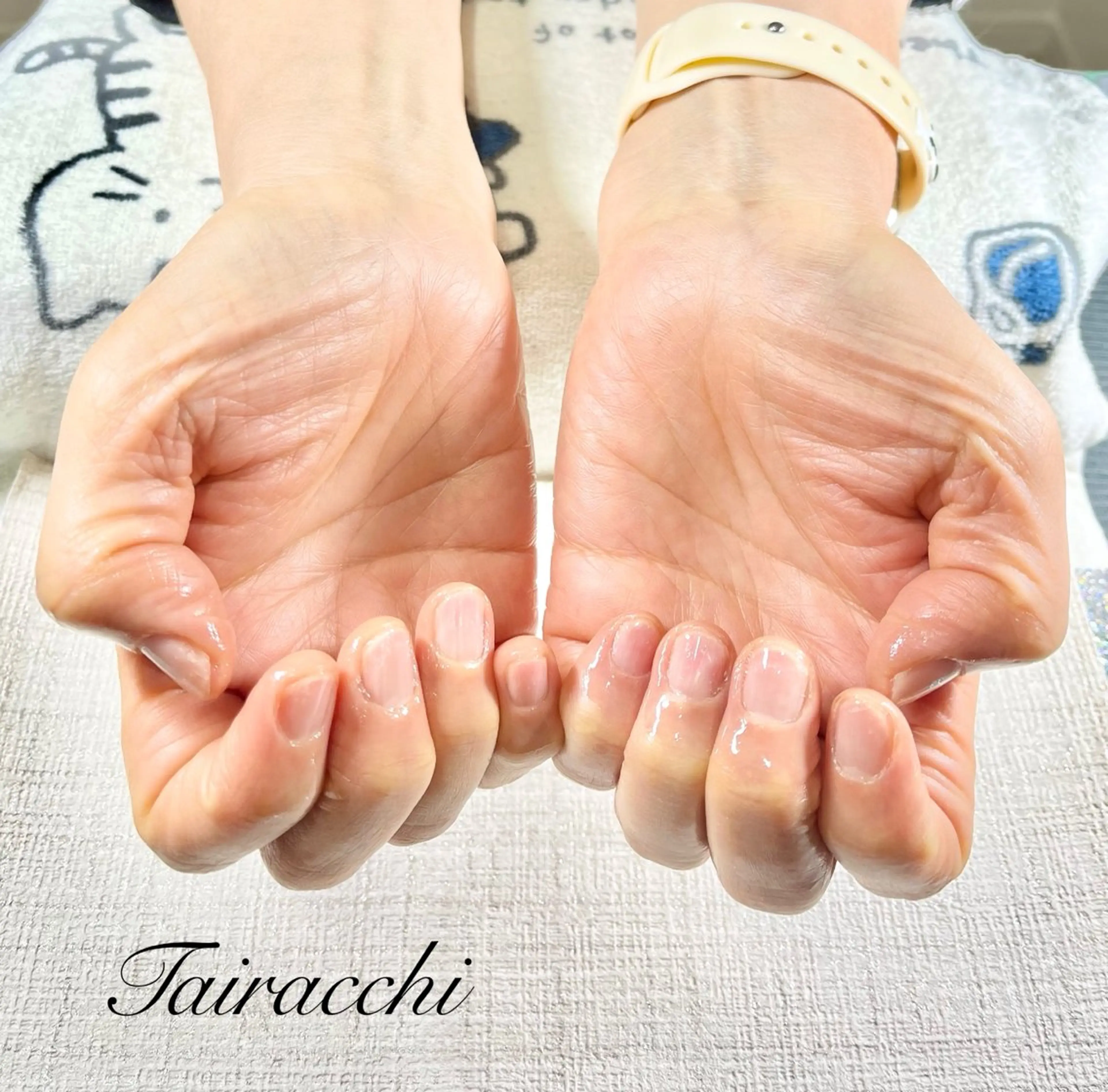 ネイル ラメ(グリッター) ハンドケア Tairacchi ﾀｲﾗｯﾁのネイルデザイン