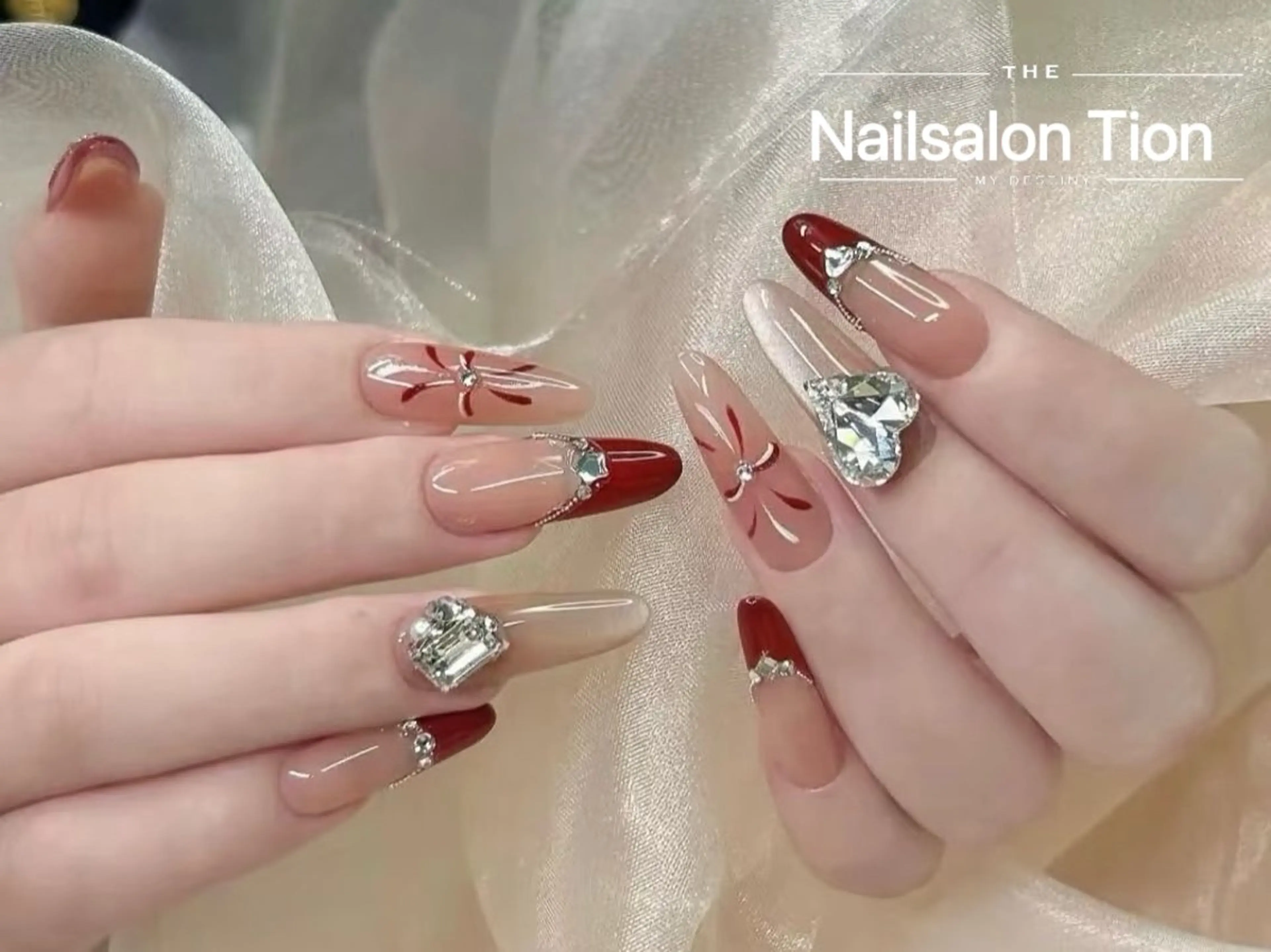 ネイル チークネイル 長さ出し フットネイル フレンチネイル ジェルネイル Nailsalon Tion武蔵小杉店のネイルデザイン