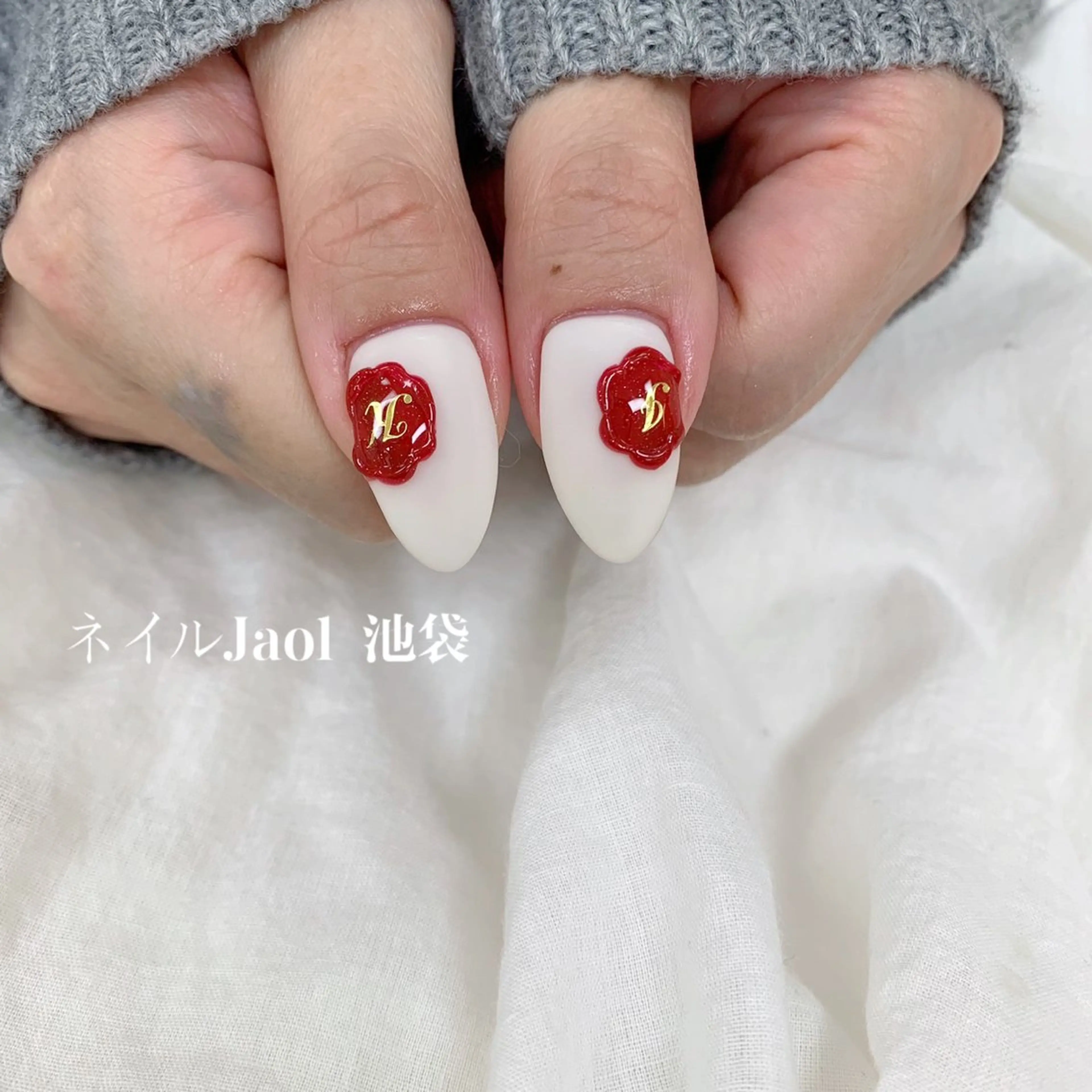 ロング クリスマス nail jaol池袋店所属・ネイルJaol 池袋のネイルデザイン