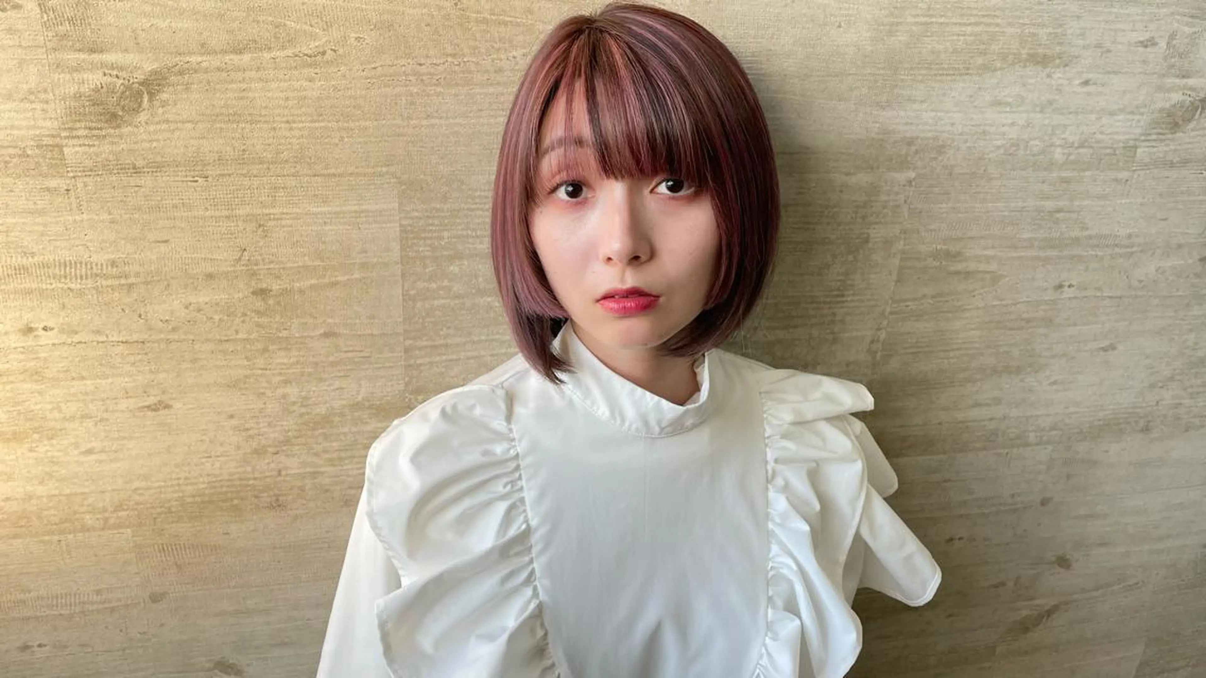 ミディアム カラー little×link 福岡所属・littlelink キタジマのヘアスタイル