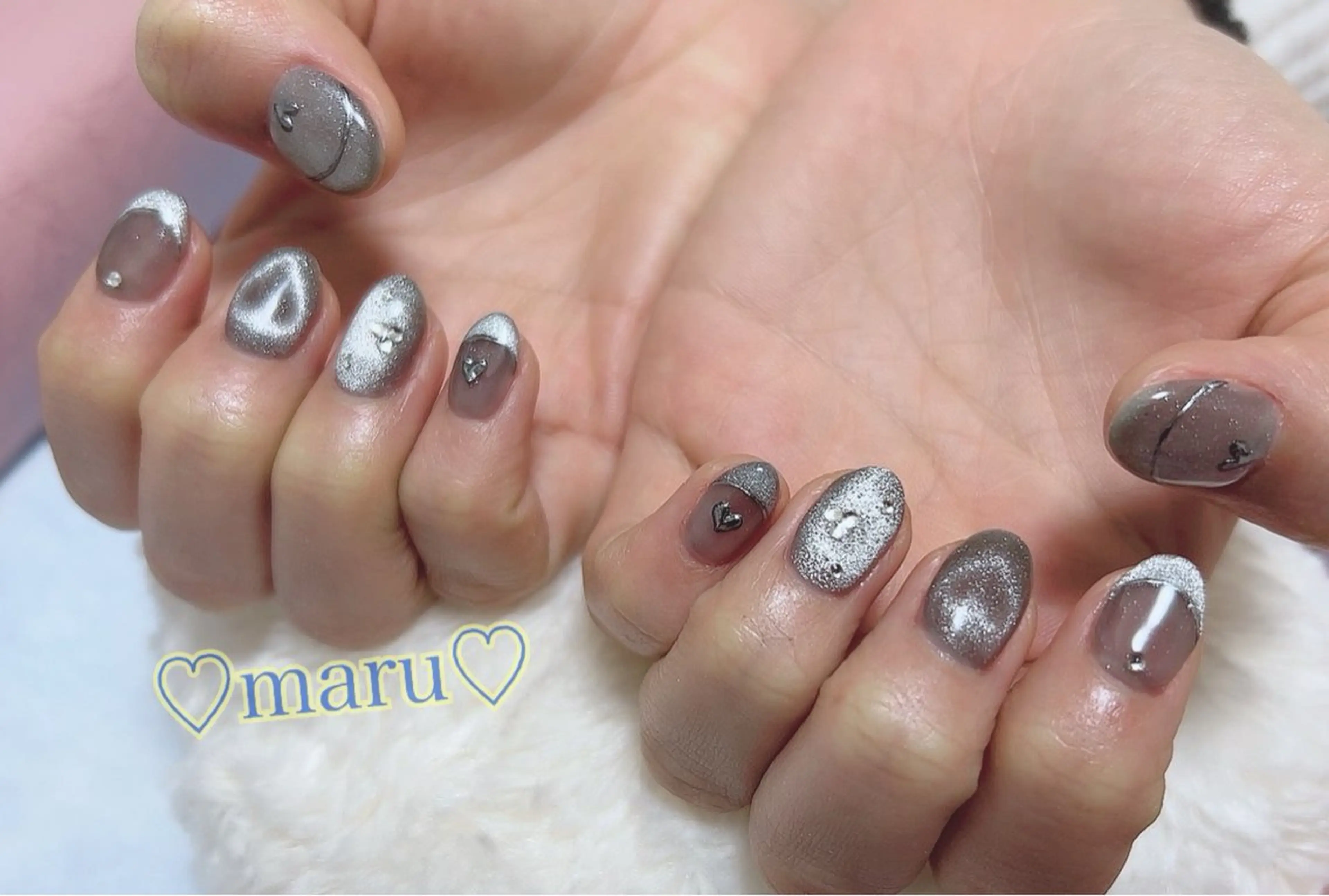 ネイル ハンドネイル フットネイル まるみ ♡のネイルデザイン