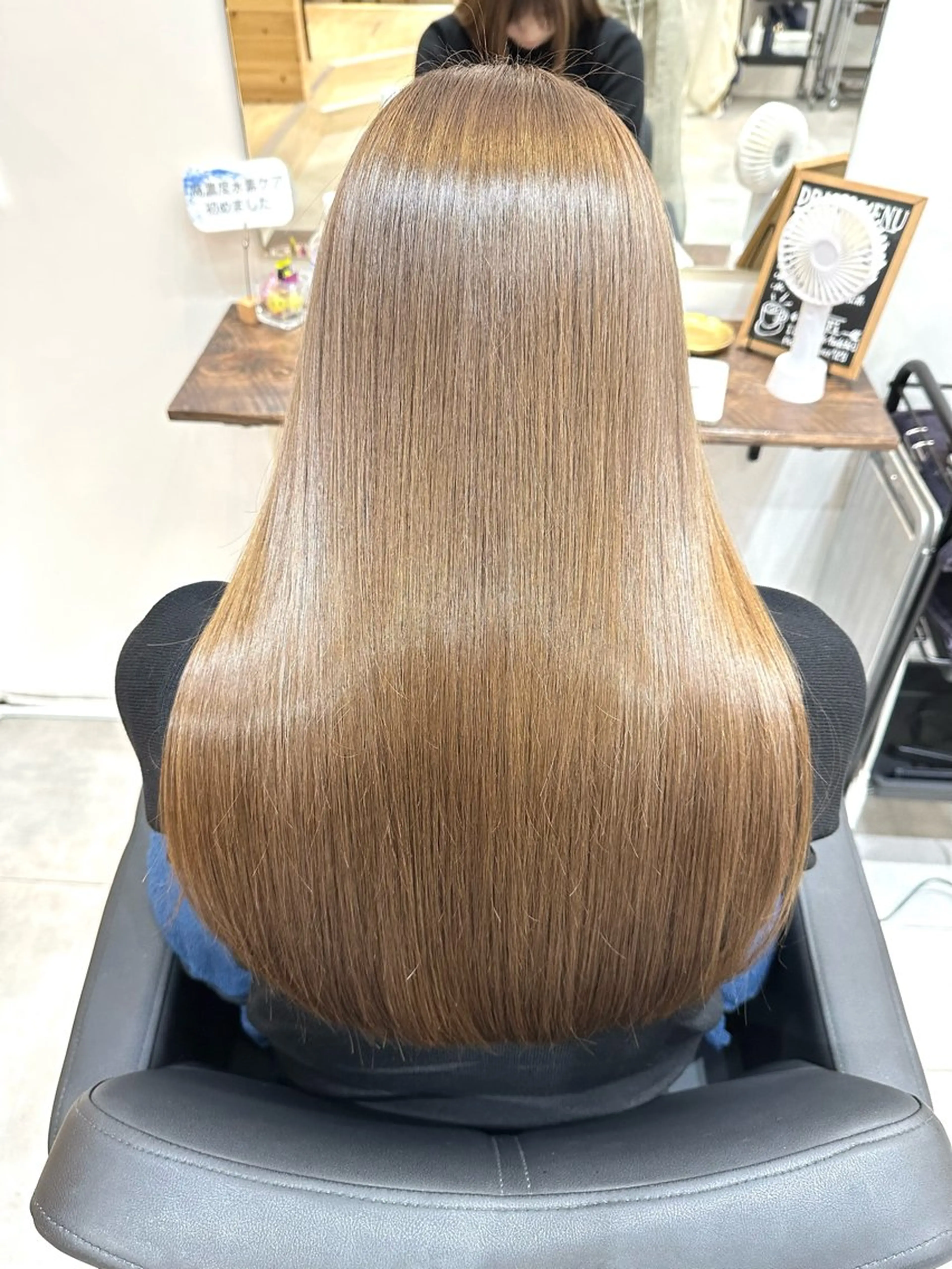 ロング パーマ くせ毛 髪質改善 カット 縮毛矯正 木下大地 HAIR  Oneのヘアスタイル