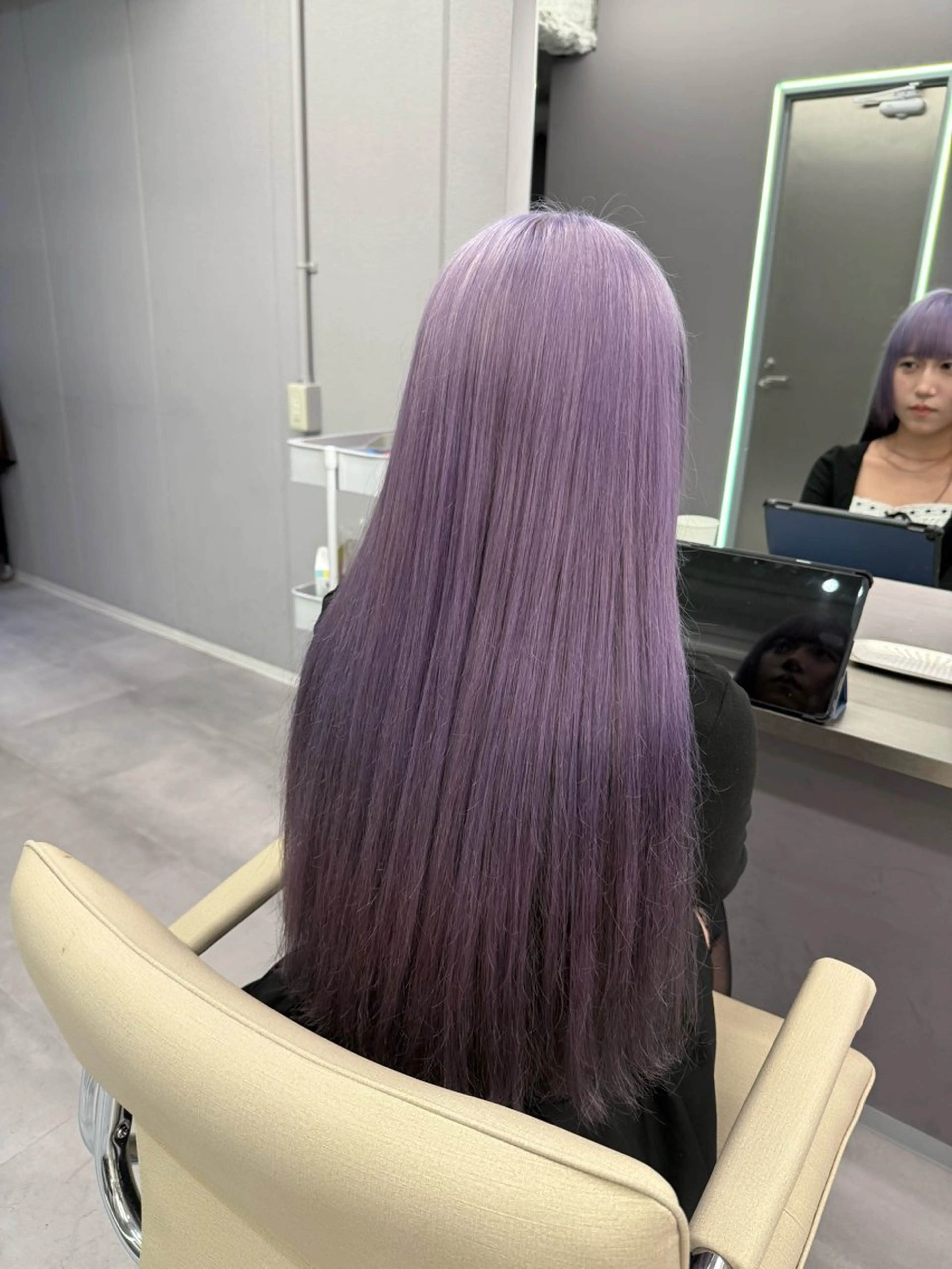 ロング ケアカラー 髪質改善 ヘアカラー akari/髪質改善 /ブリーチ/名古屋のヘアスタイル