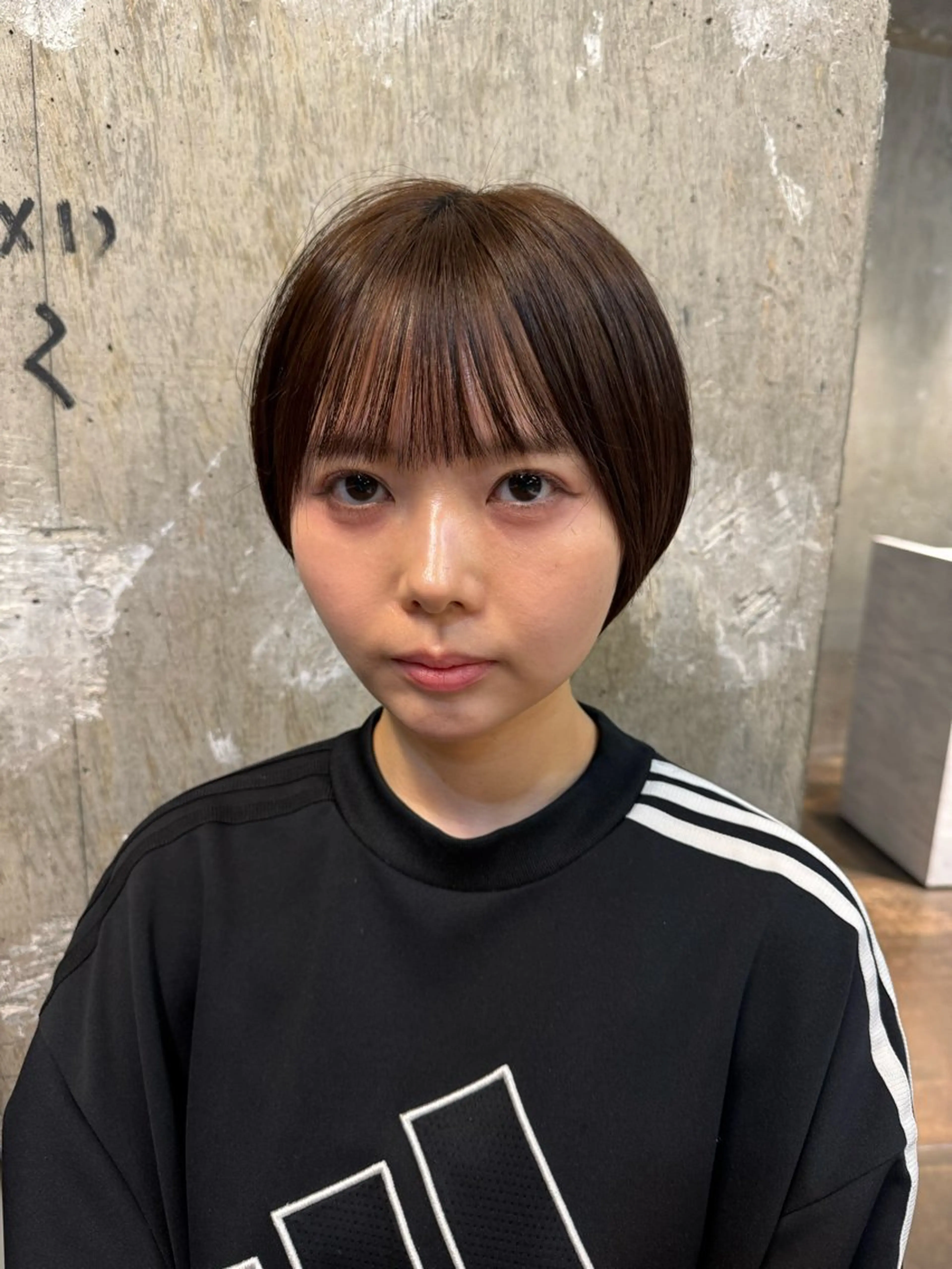 ショート 顔周りカット ROBBY所属・松井美樹/似合わせ ガーリー・韓国のヘアスタイル