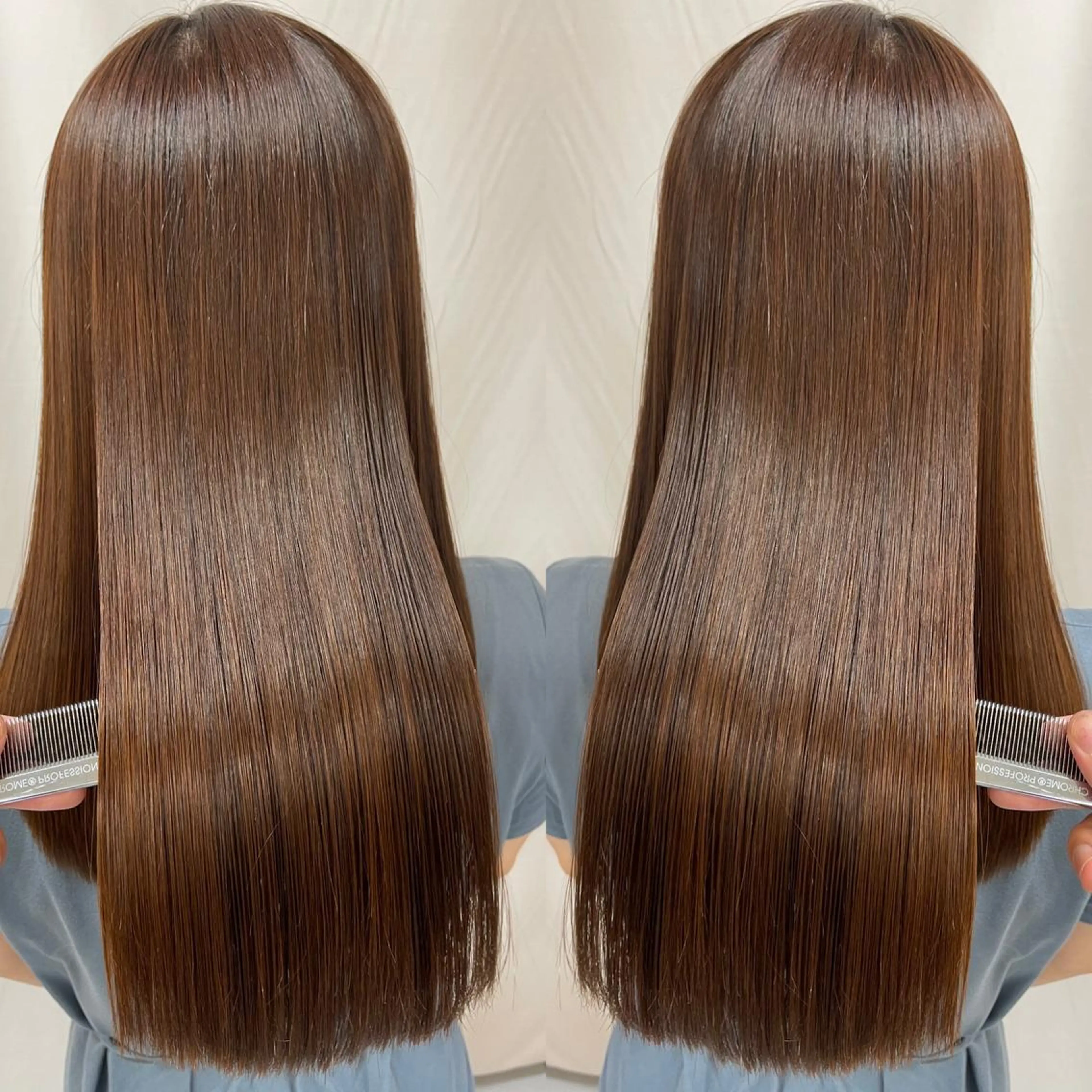 ロング パーマ カット 縮毛矯正 トリートメント 髪質改善/縮毛矯正 /ブリーチ矯正/岡部のヘアスタイル