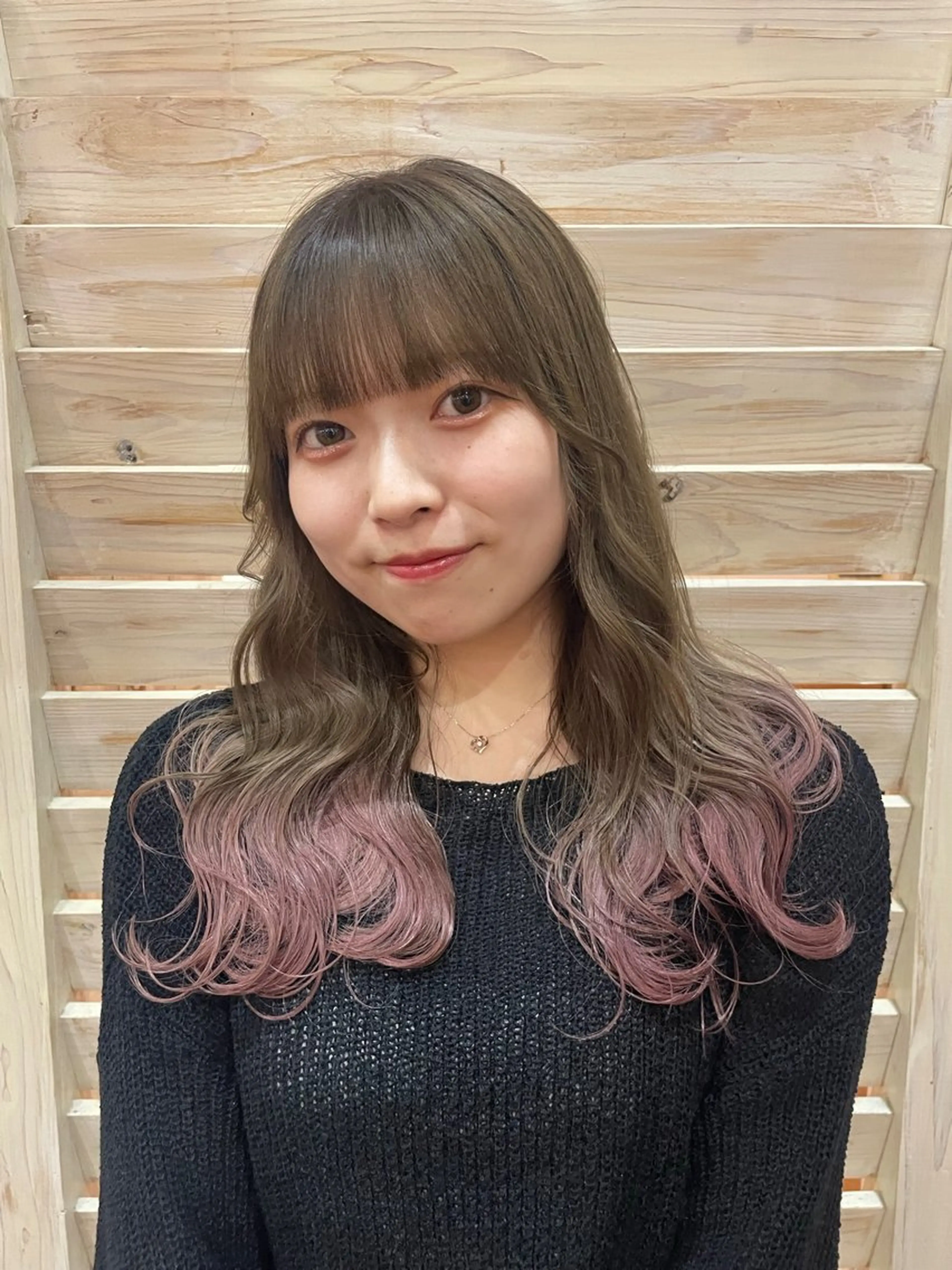 カラー グラデーションカラー 柳沼 帆伽のヘアスタイル