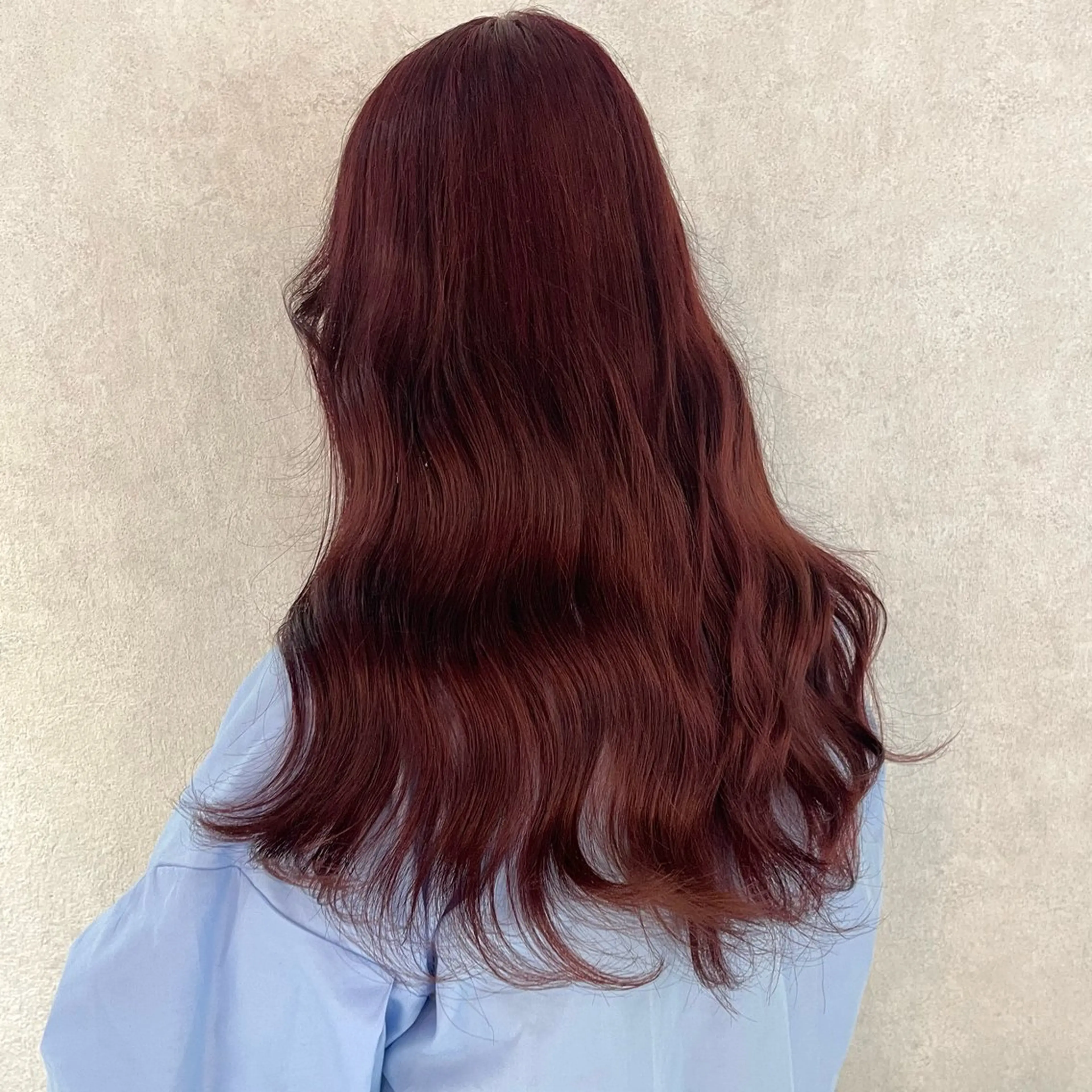 ロング カラー カット ヘアカラー レイヤー/暖色/ ミルクティー/マリアのヘアスタイル