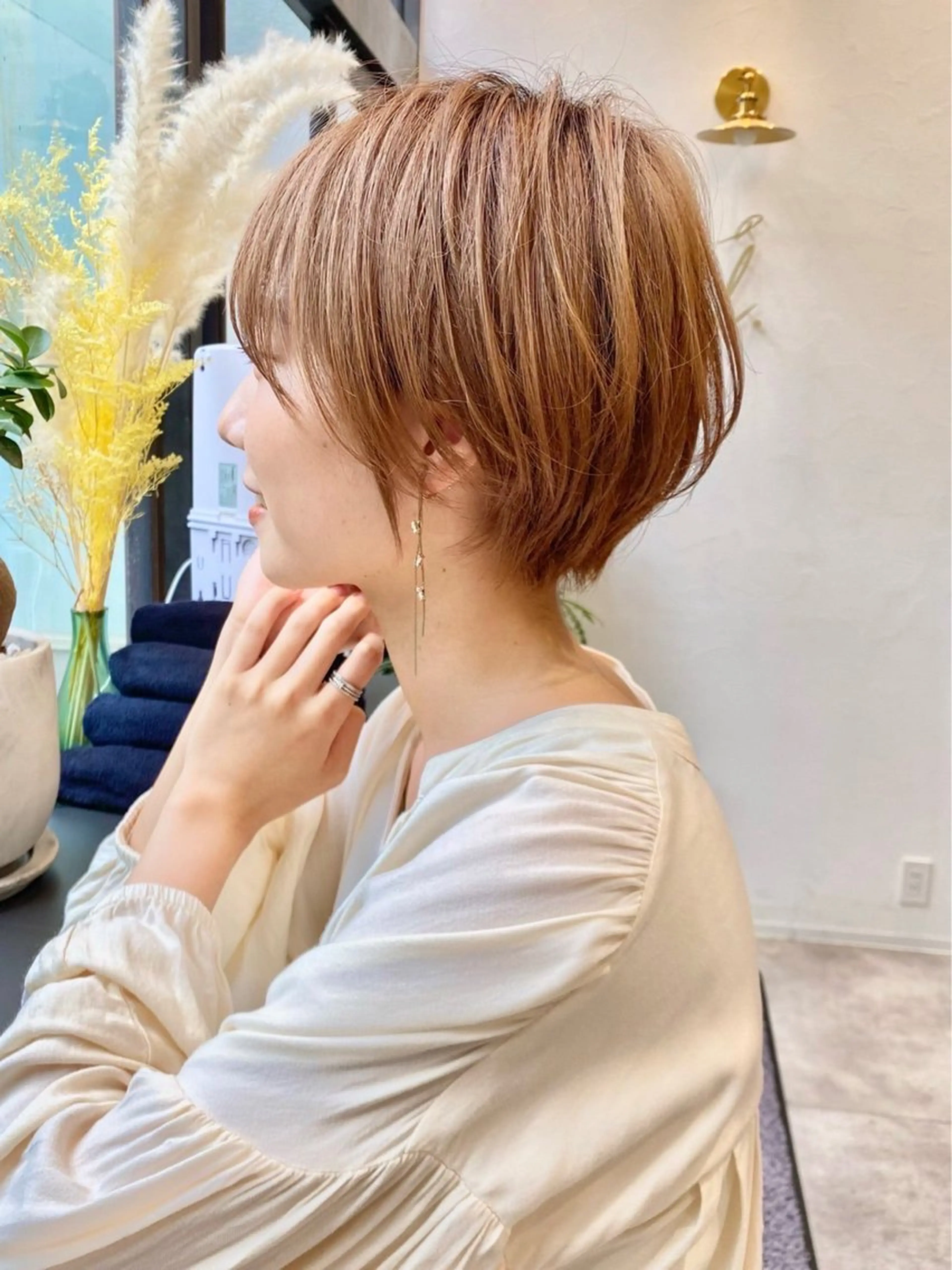 ショート カラー ショートボブ ボブ ショートヘア カット salowin神戸三宮suite所属・工藤 貫多のヘアスタイル