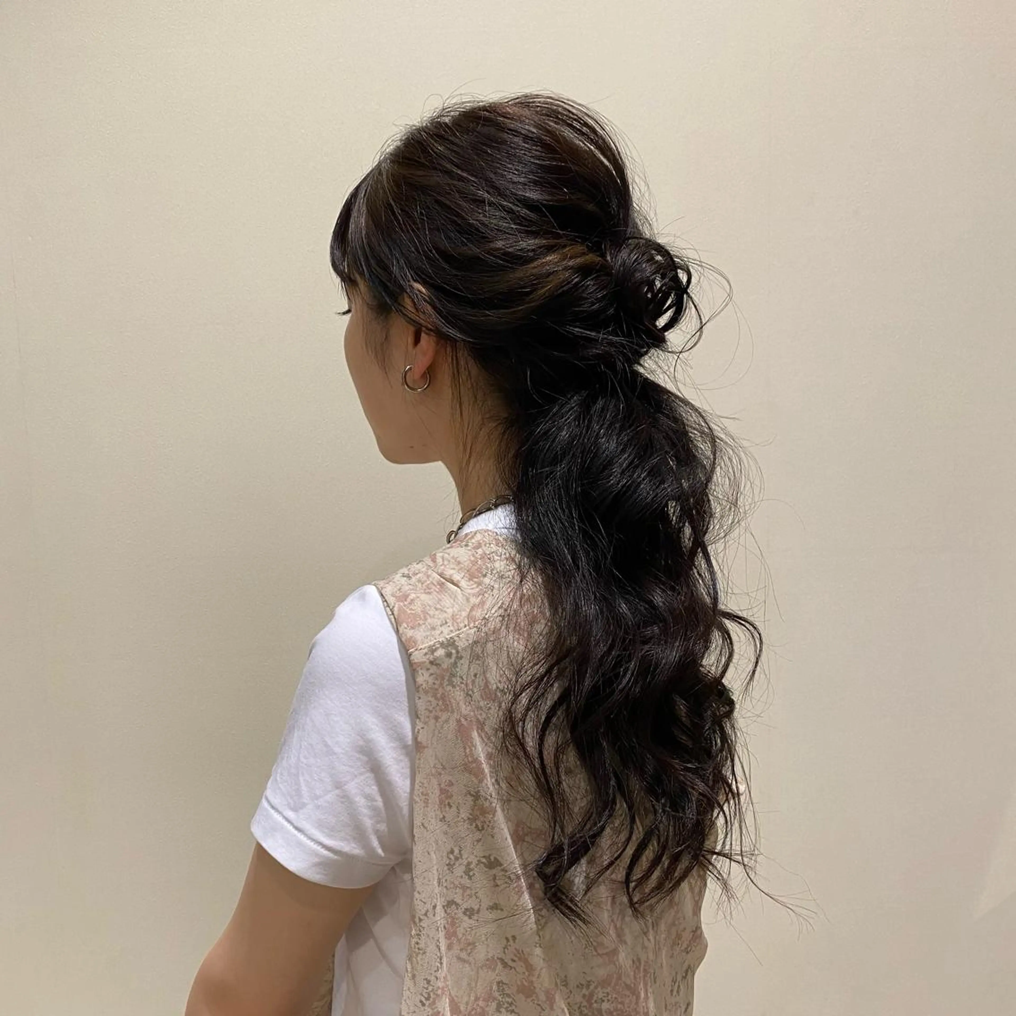 ロング カラー ヘアアレンジ 河合優太 🌟メンズカット特化のヘアスタイル