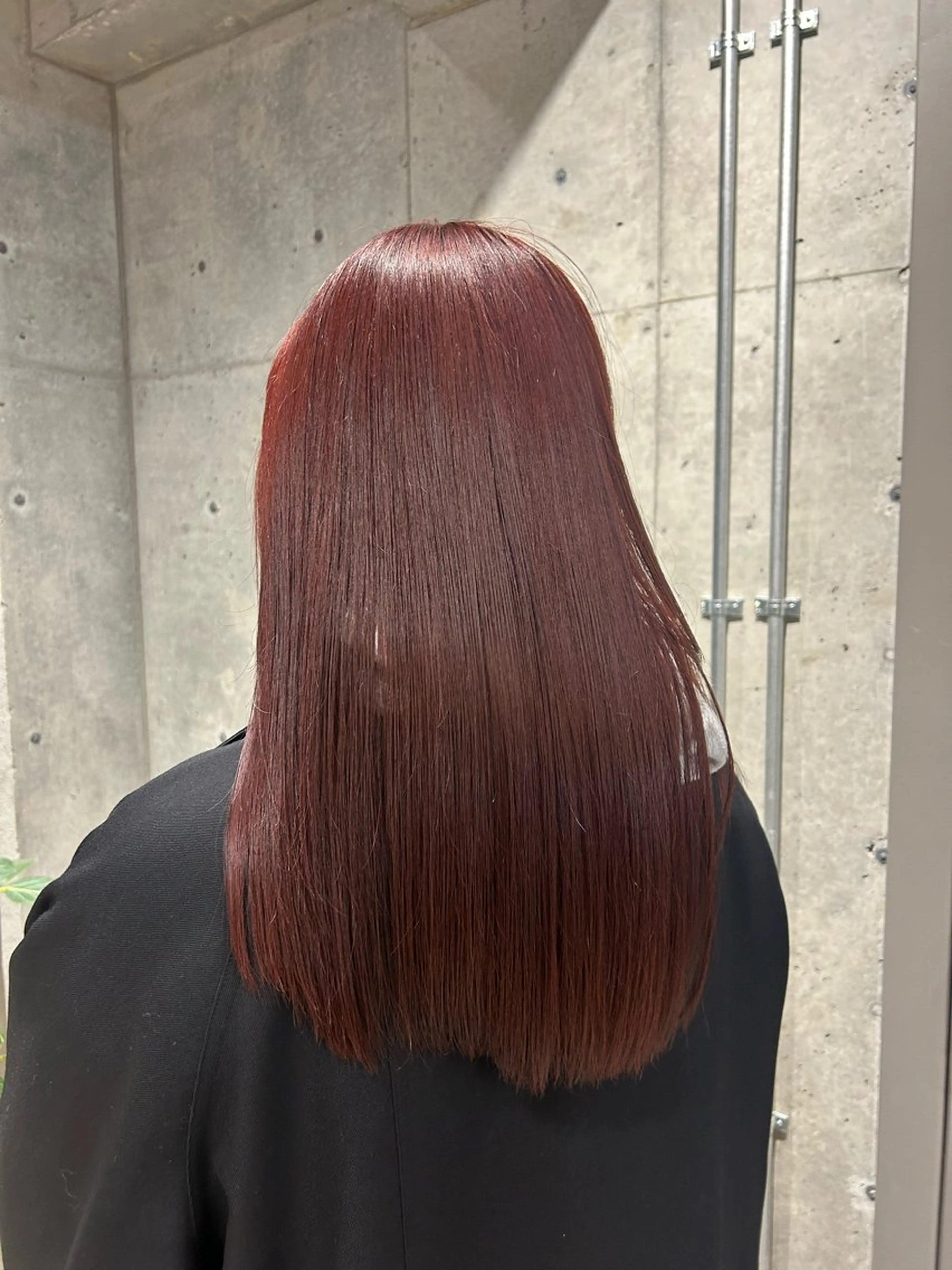 セミロング カラー 🤡うる艶カラー 🤡みさきのヘアスタイル