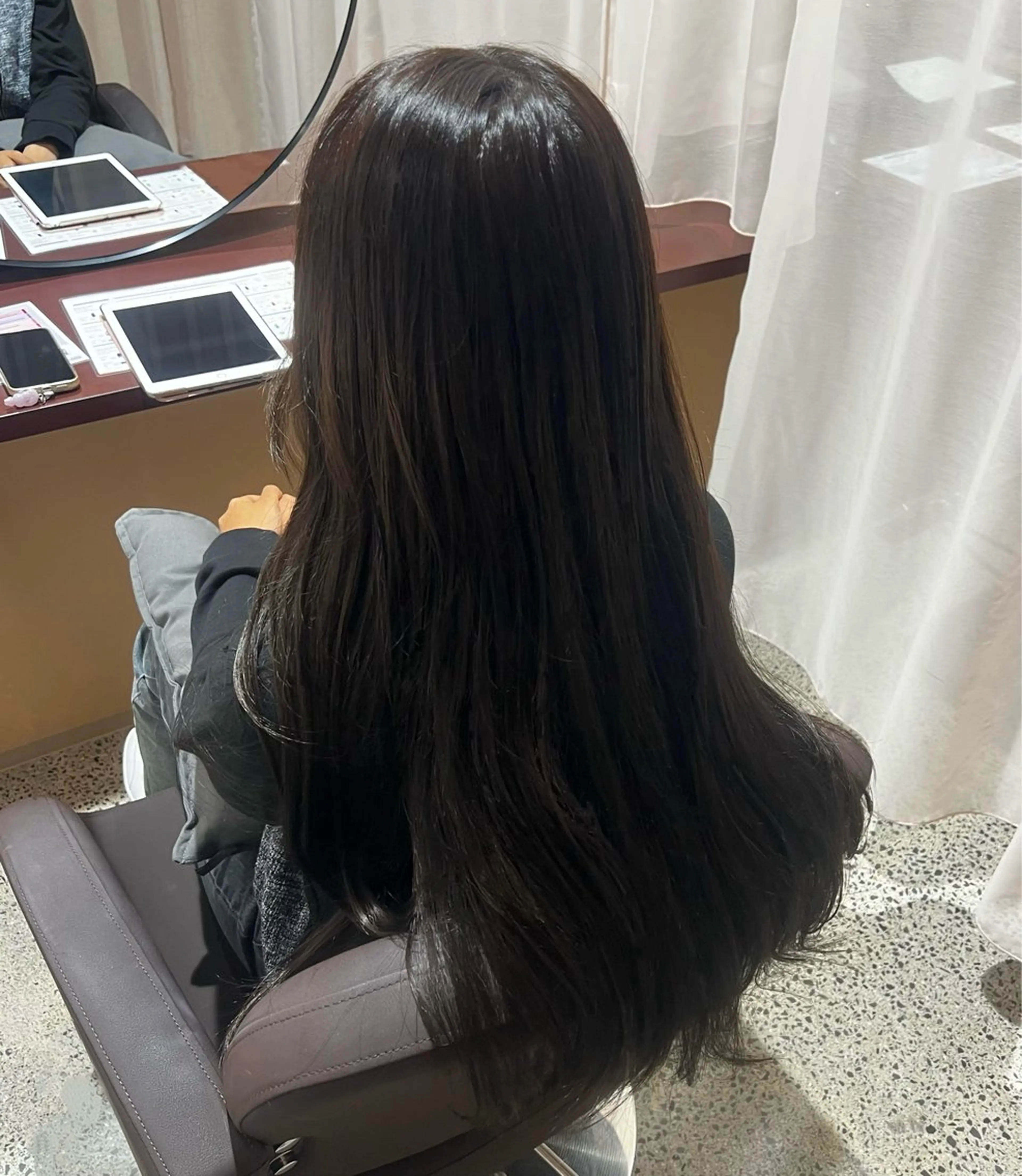 ロング 川口 日菜のヘアスタイル