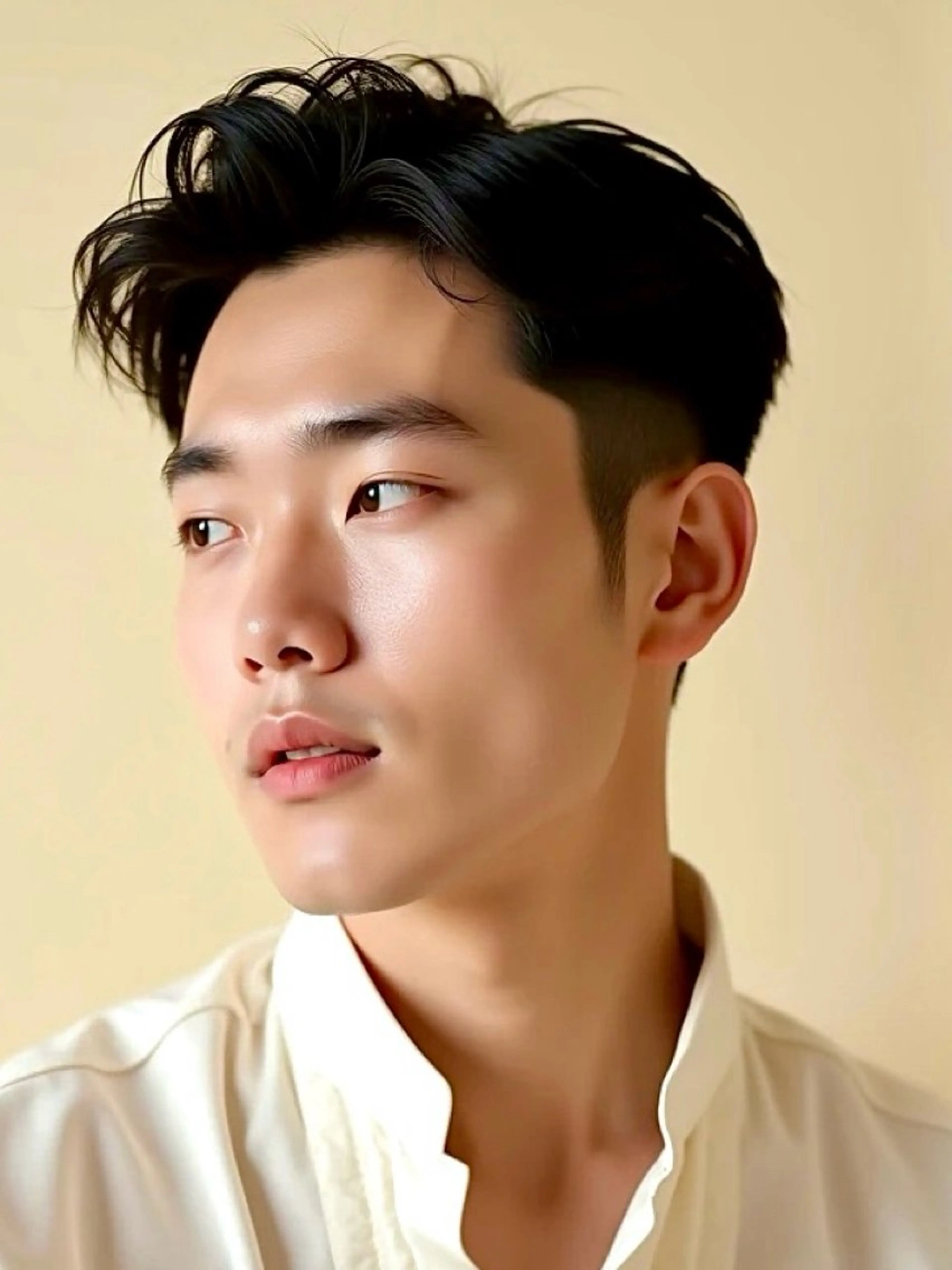 ショート カラー パーマ メンズ メンズ韓国風 スペインカール ツーブロック 刈り上げ 韓国風ヘア 🎸メンズ/パーマ/ ショート🎸工藤達哉のヘアスタイル