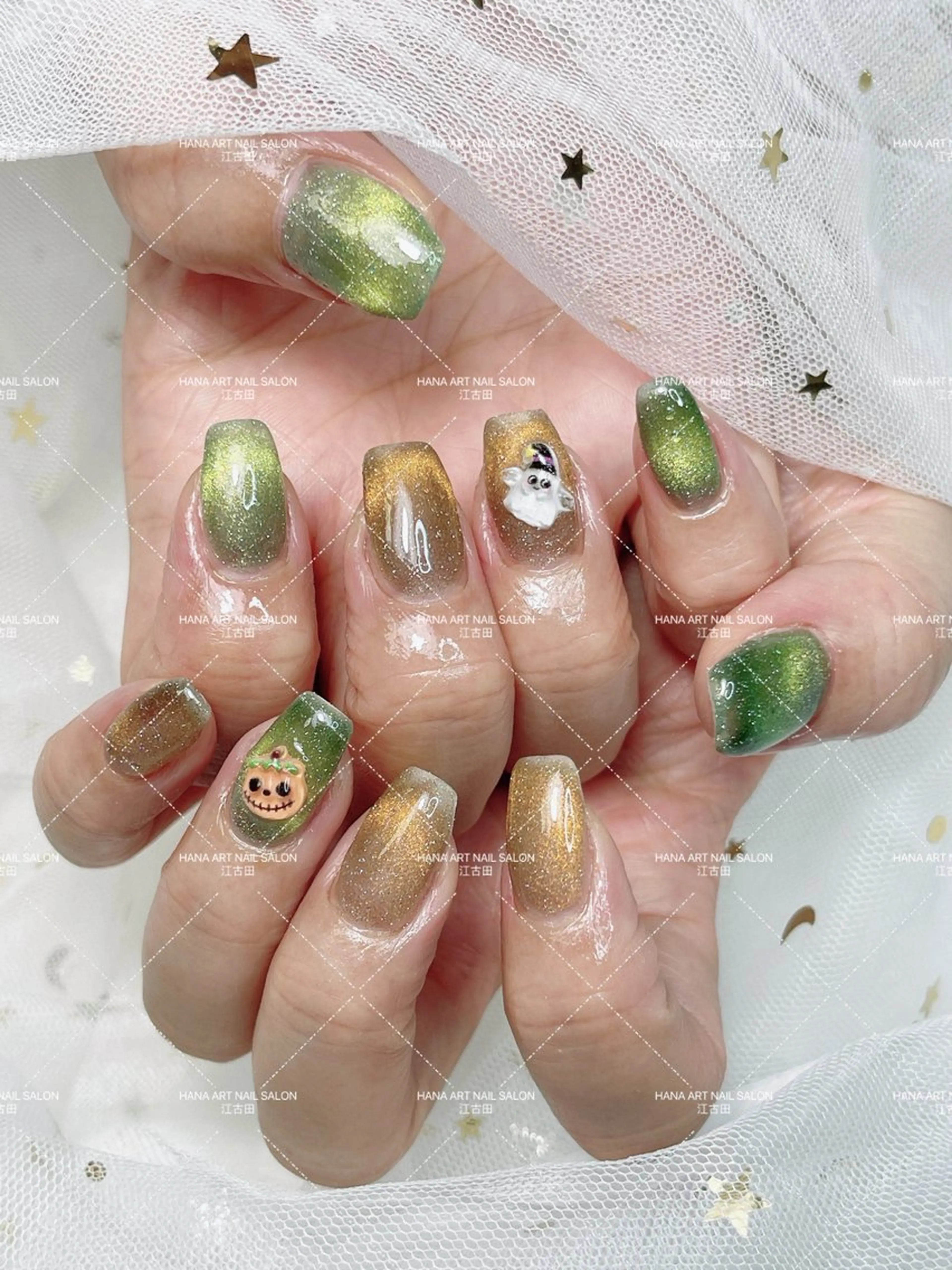 ネイル アートネイル べっ甲ネイル チークネイル クリアネイル 成人式 HANA ART NAIL SALONのネイルデザイン
