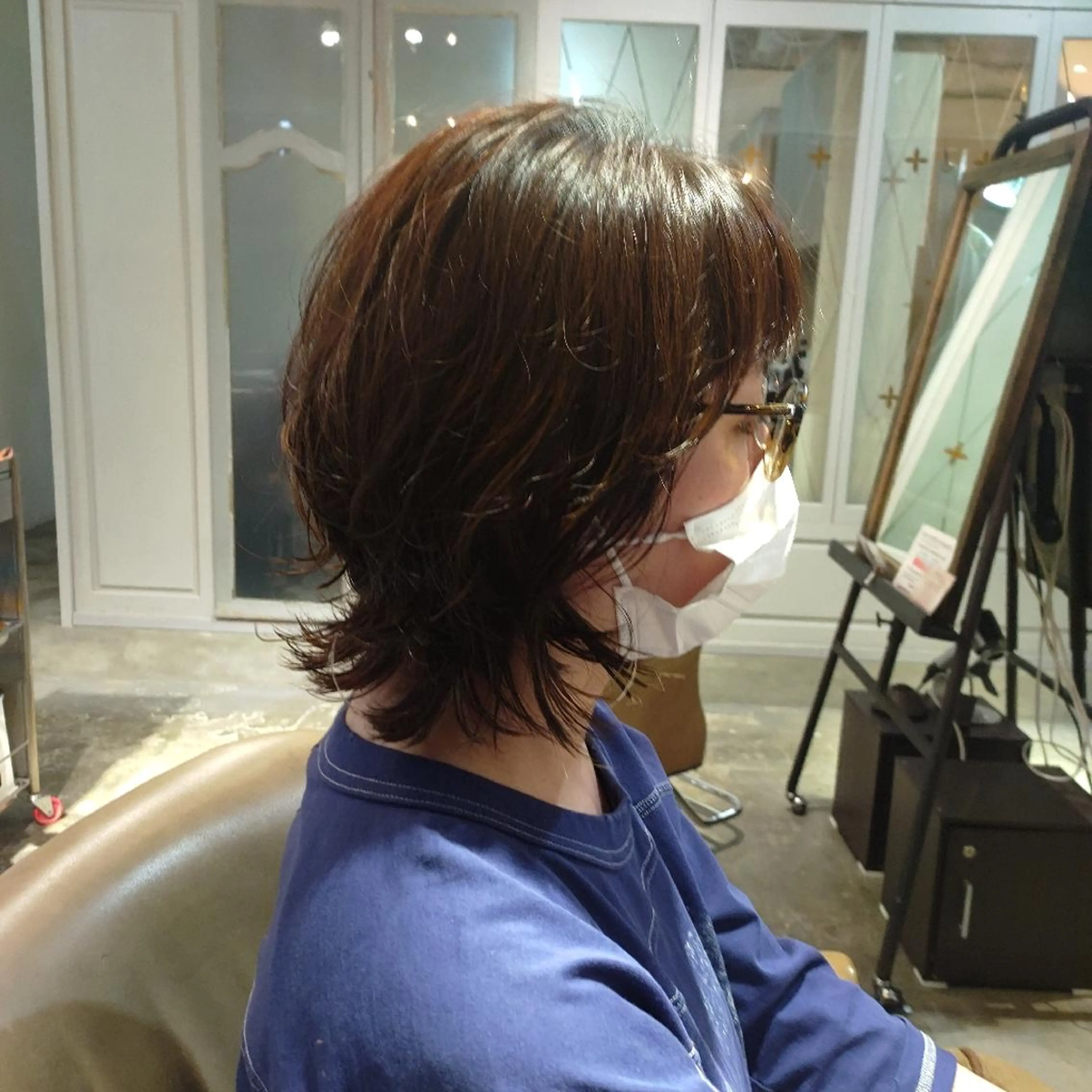 ミディアム ミディアムパーマ 紙屋町　legare 🌈山村　麻美　のヘアスタイル