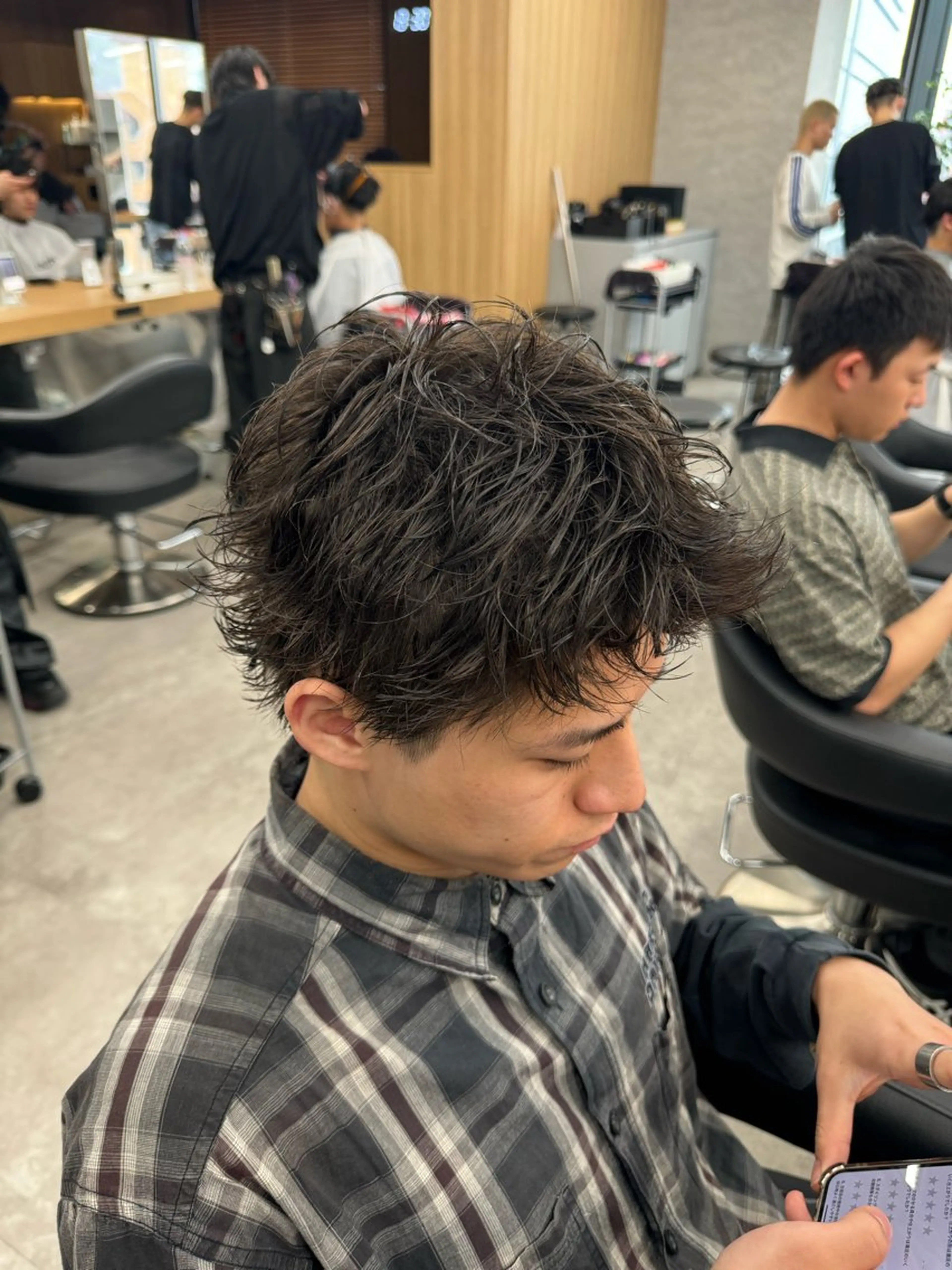 メンズ カット パーマ ヘアセット メンズ特化 🌟YURA🌟のヘアスタイル