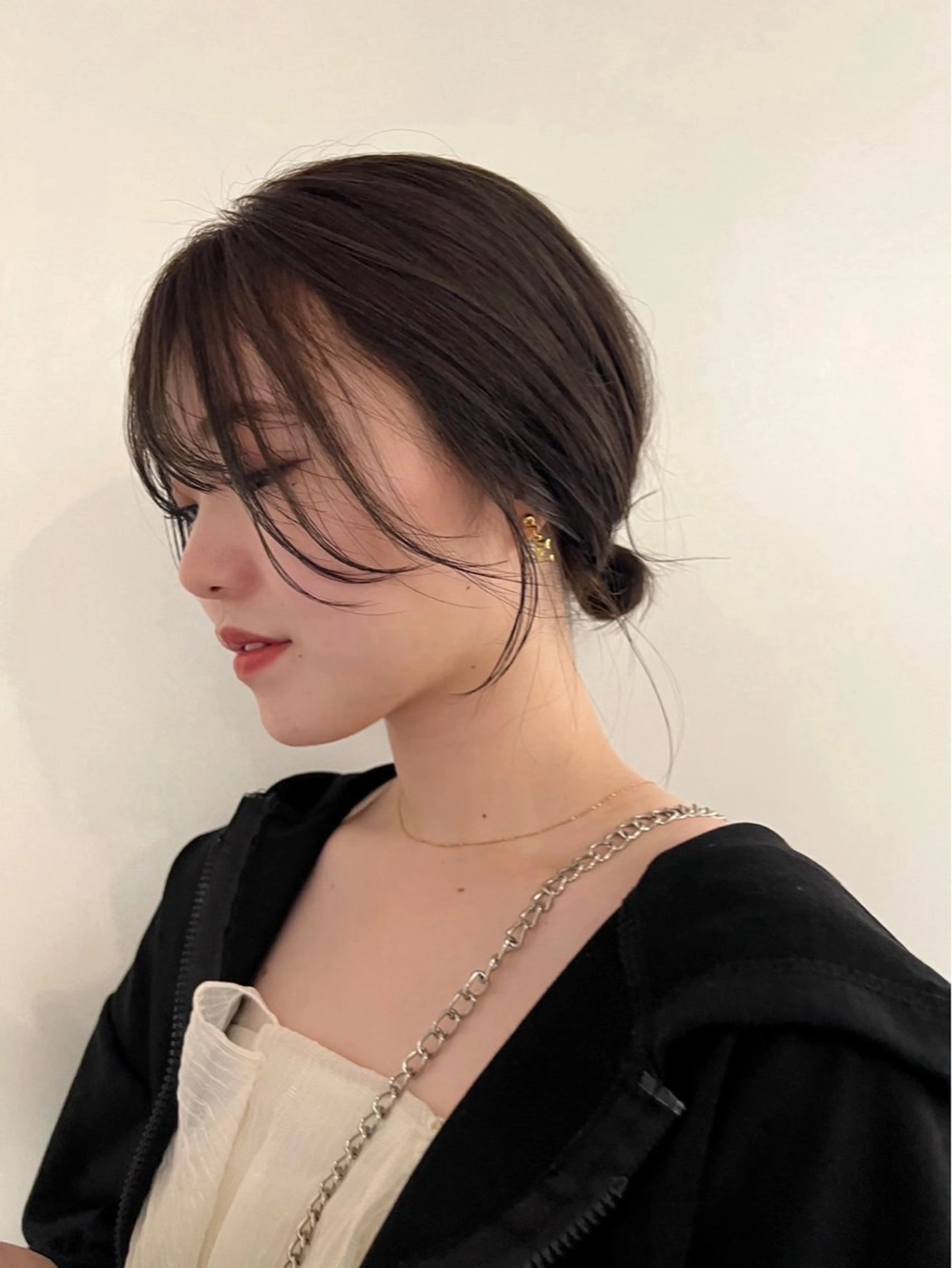 ミディアム カラー 透明感カラー カット ヘアカラー 三谷 はるなのヘアスタイル