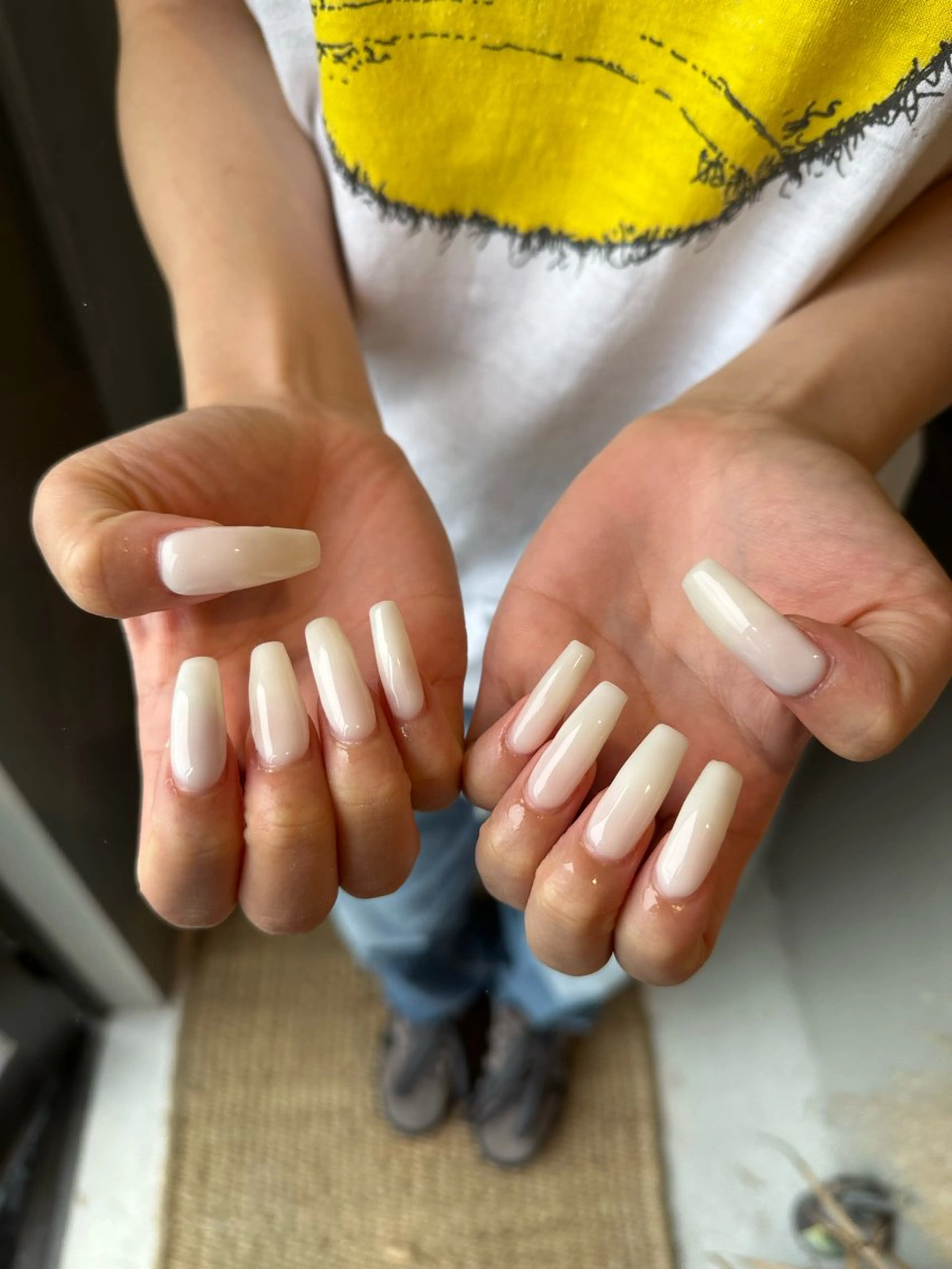 【minimoご新規様他店オフ込】ハンドワンカラー（ラメ可）💅🏽🩷の写真