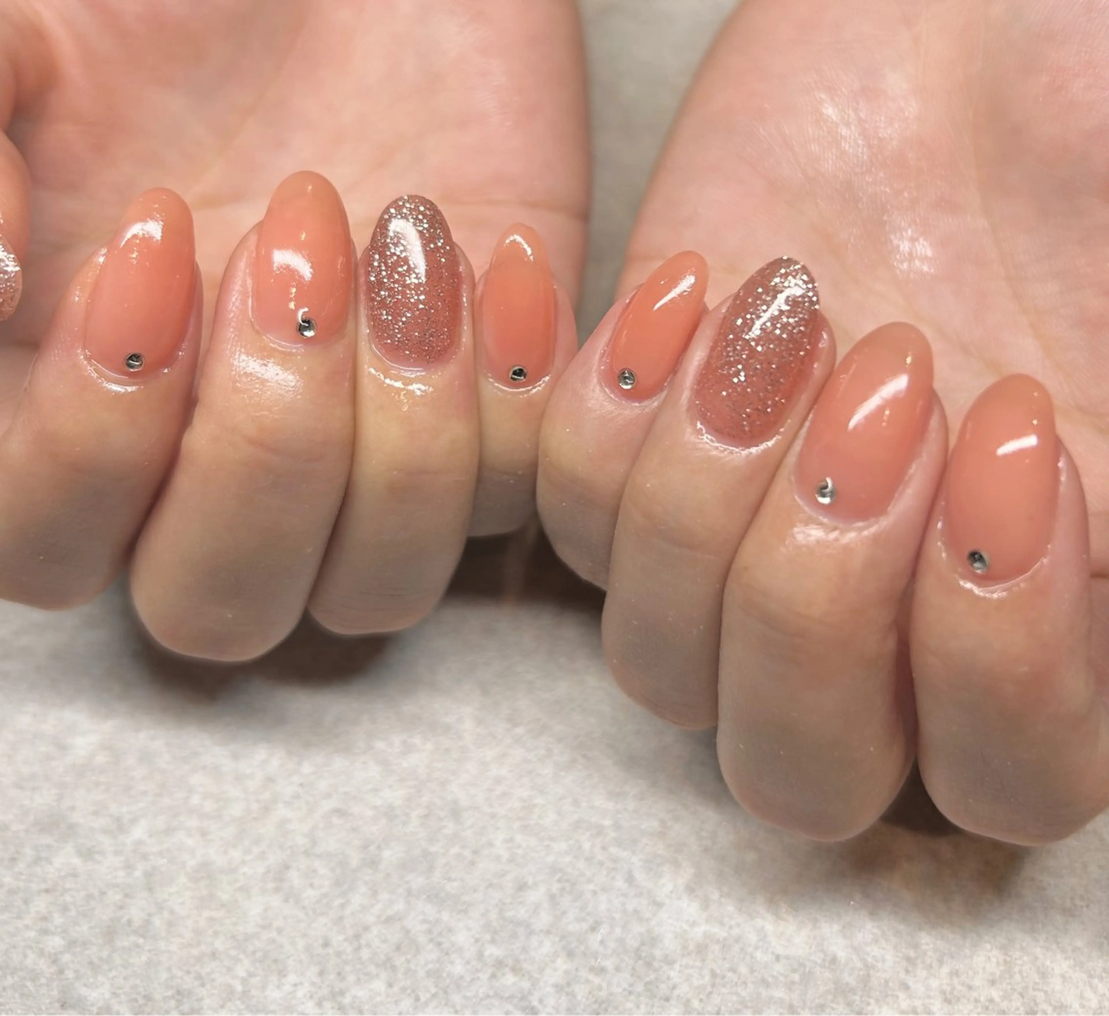 ネイル 長さ出し 持ち込み 春ネイル ハンドネイル N.style所属・Ｎ. styleのネイルデザイン