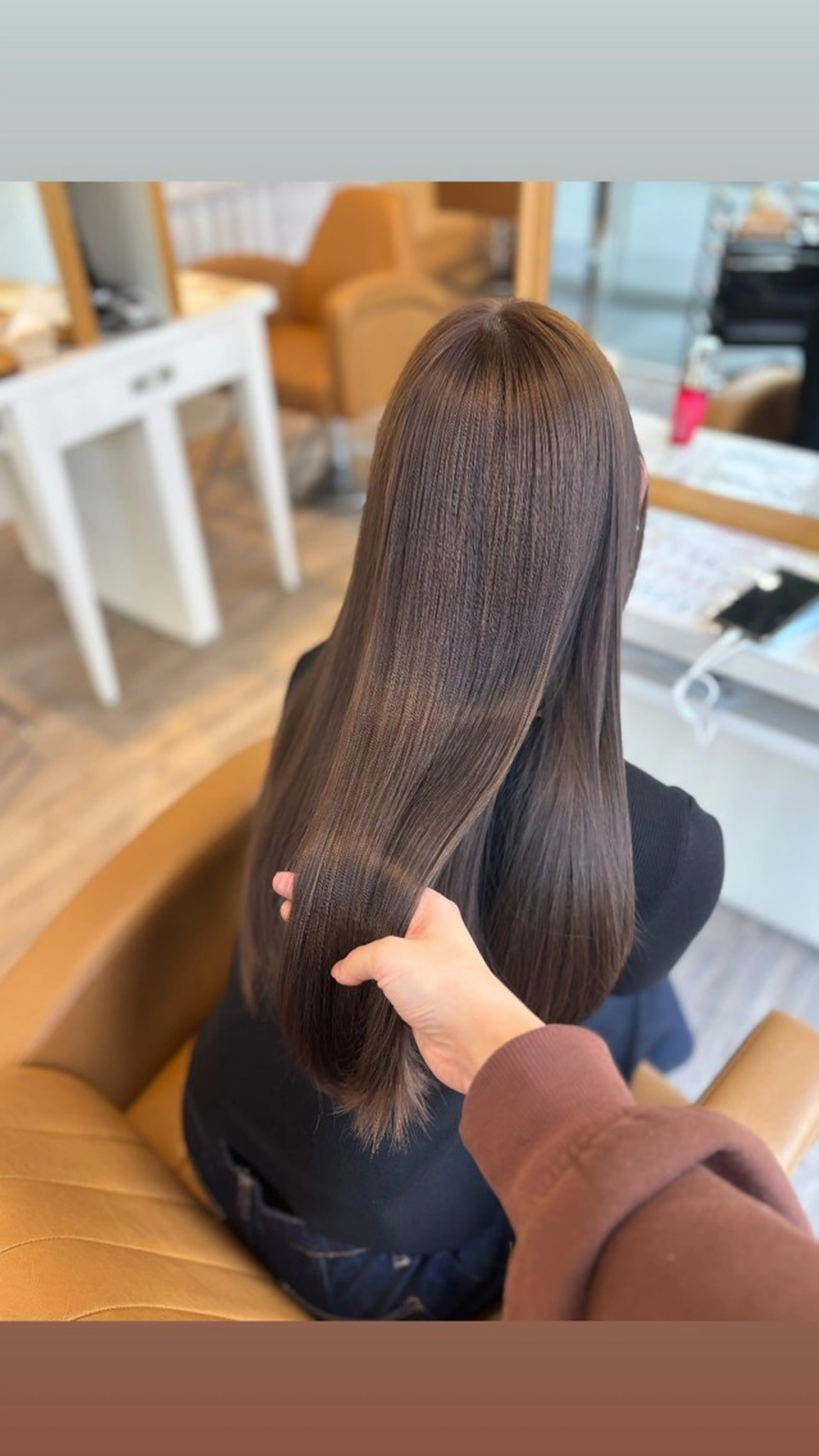 ロング カラー ヘアカラー トリートメント yui🥀/ボブ /暖色/レディースのヘアスタイル