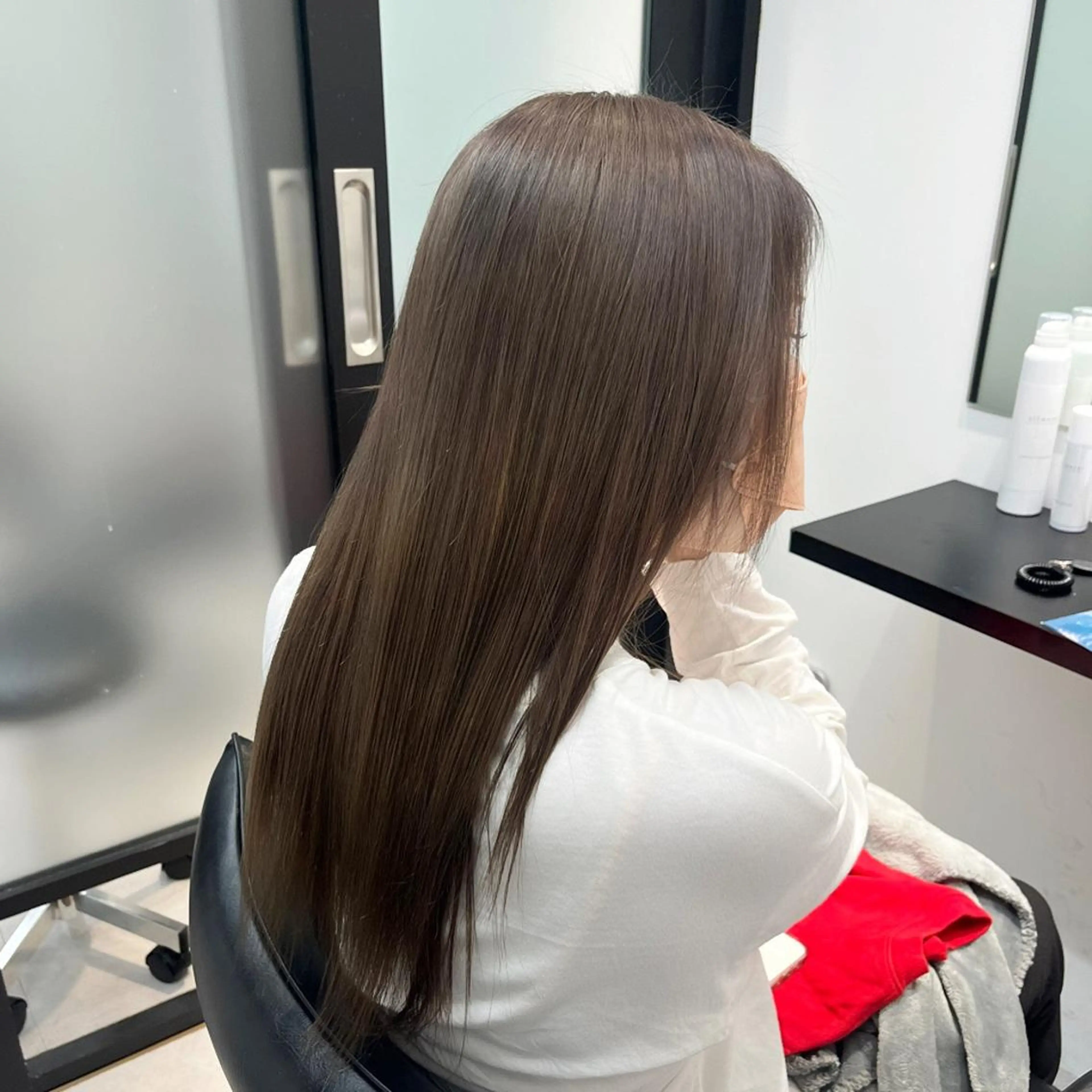 ロング カット トリートメント ヘアセット 髪質改善/縮毛矯正 艶カラー/珠聡のヘアスタイル