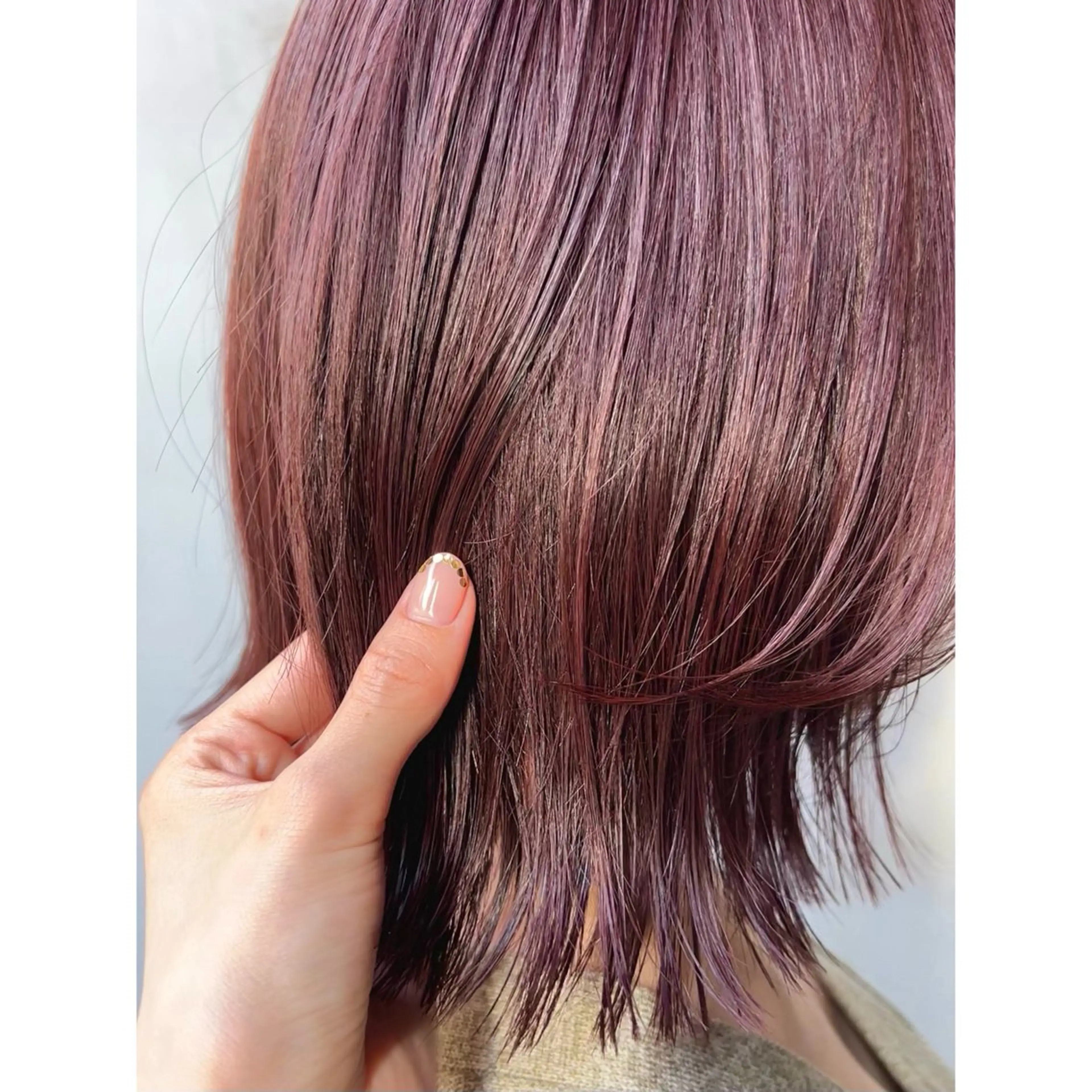ショート 切りっぱなしボブ ボブ 外ハネヘア ヘアカラー トリートメント Mplus  二子玉川所属・◎鹿嶋◎暖色ｶﾗｰ /ﾒﾝｽﾞﾊﾟｰﾏのヘアスタイル