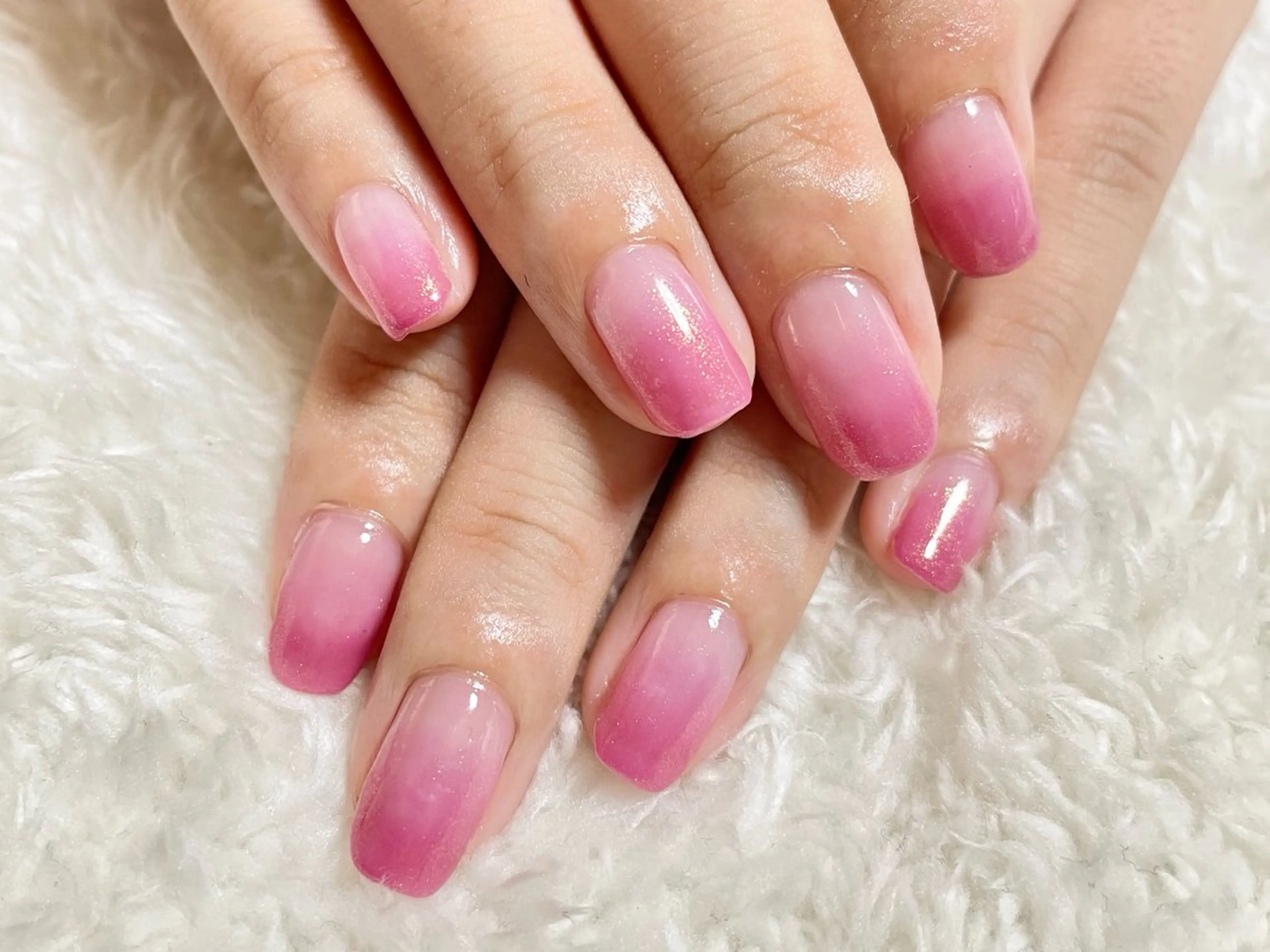 ネイル 桜ネイル グラデーション シンプルネイル ハンドネイル Forca total studio所属・Forca Airaのネイルデザイン