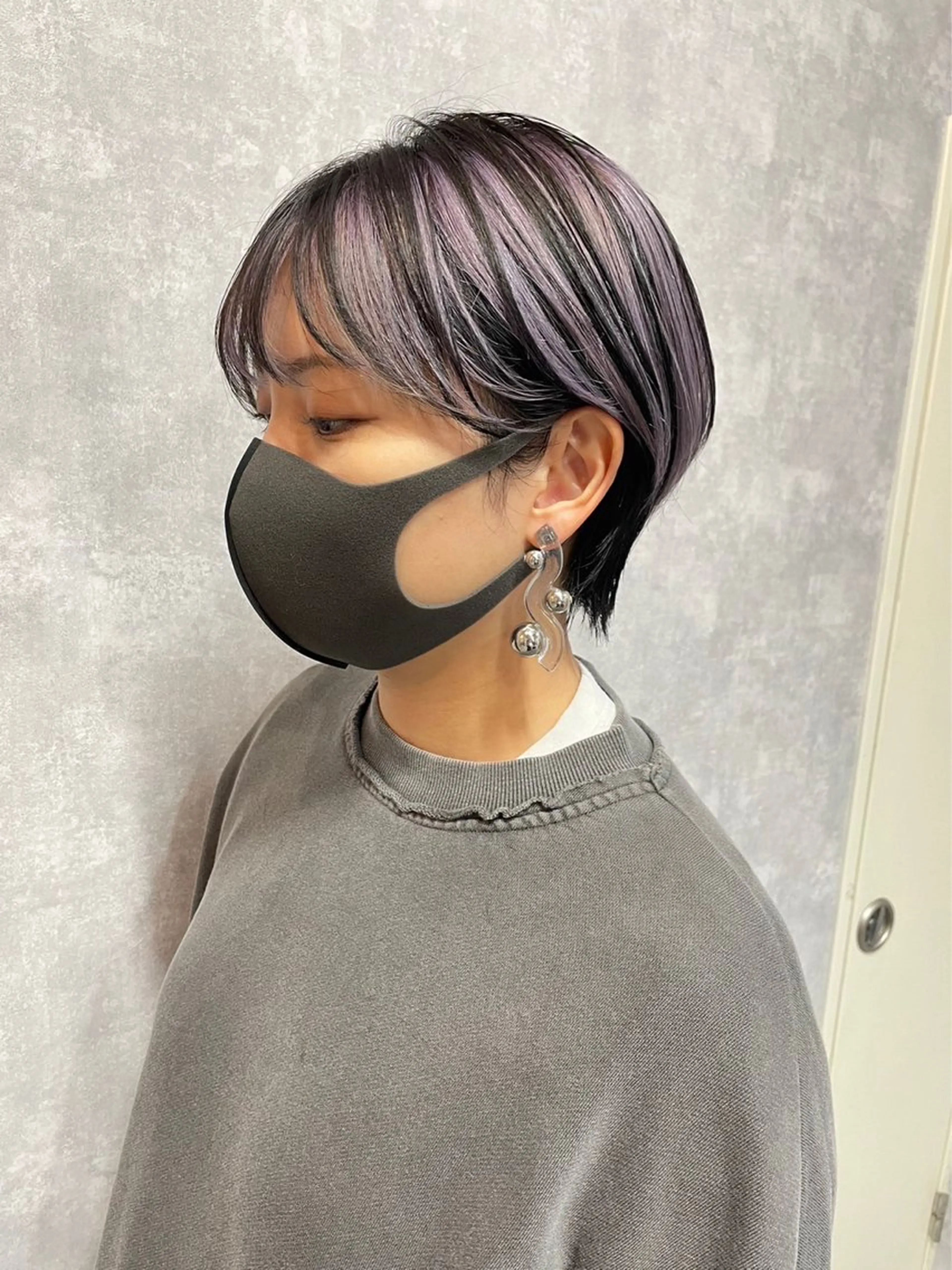 ショート 切りっぱなしボブ ショートボブ ハンサムショート 丸みショート ボブ ヘアカラー C’LD hair  produce /シールドヘア所属・モテ髪/ボブ/ショー ト/アダチフウトのヘアスタイル
