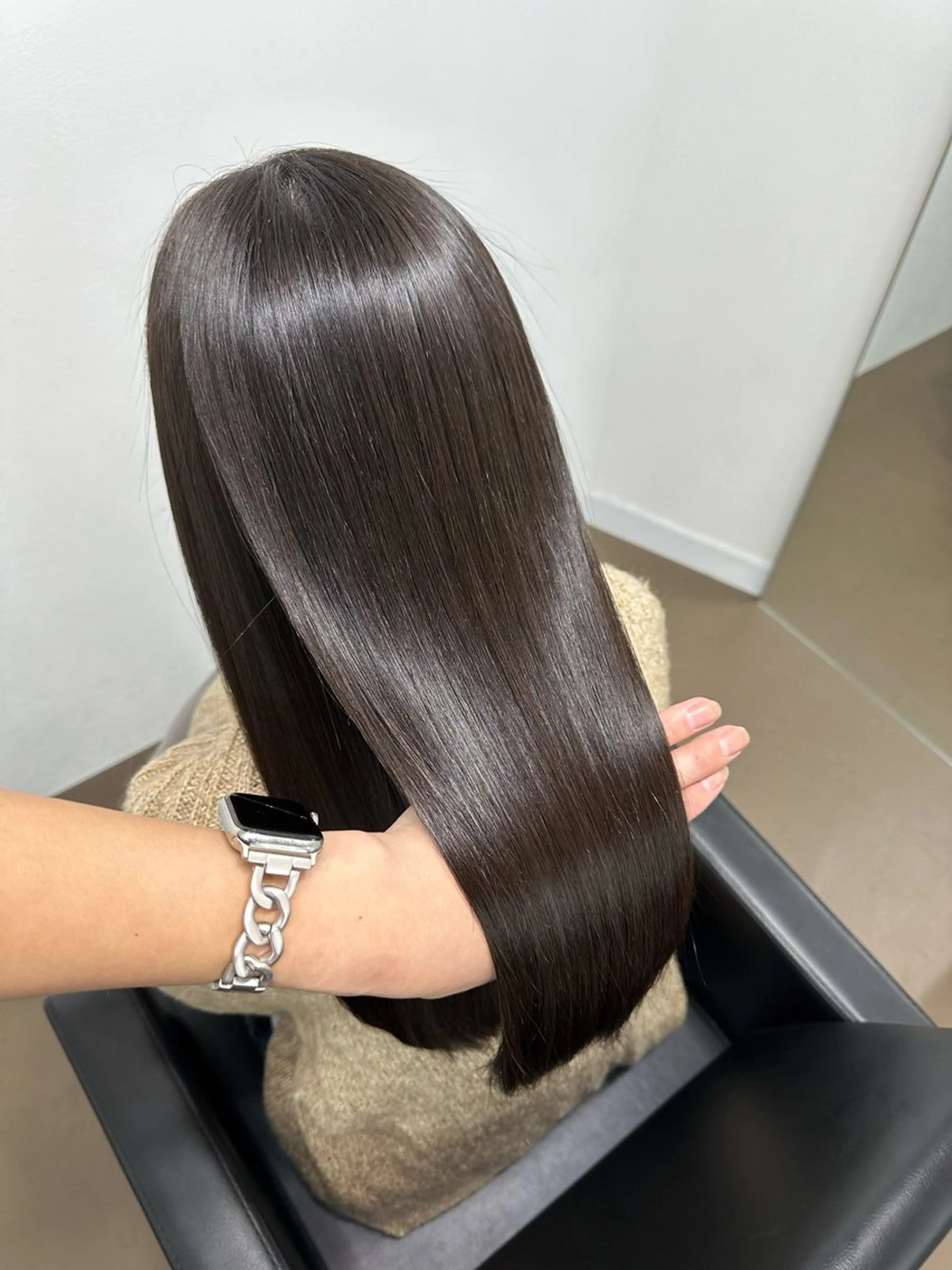 ロング 川元 春奈のヘアスタイル