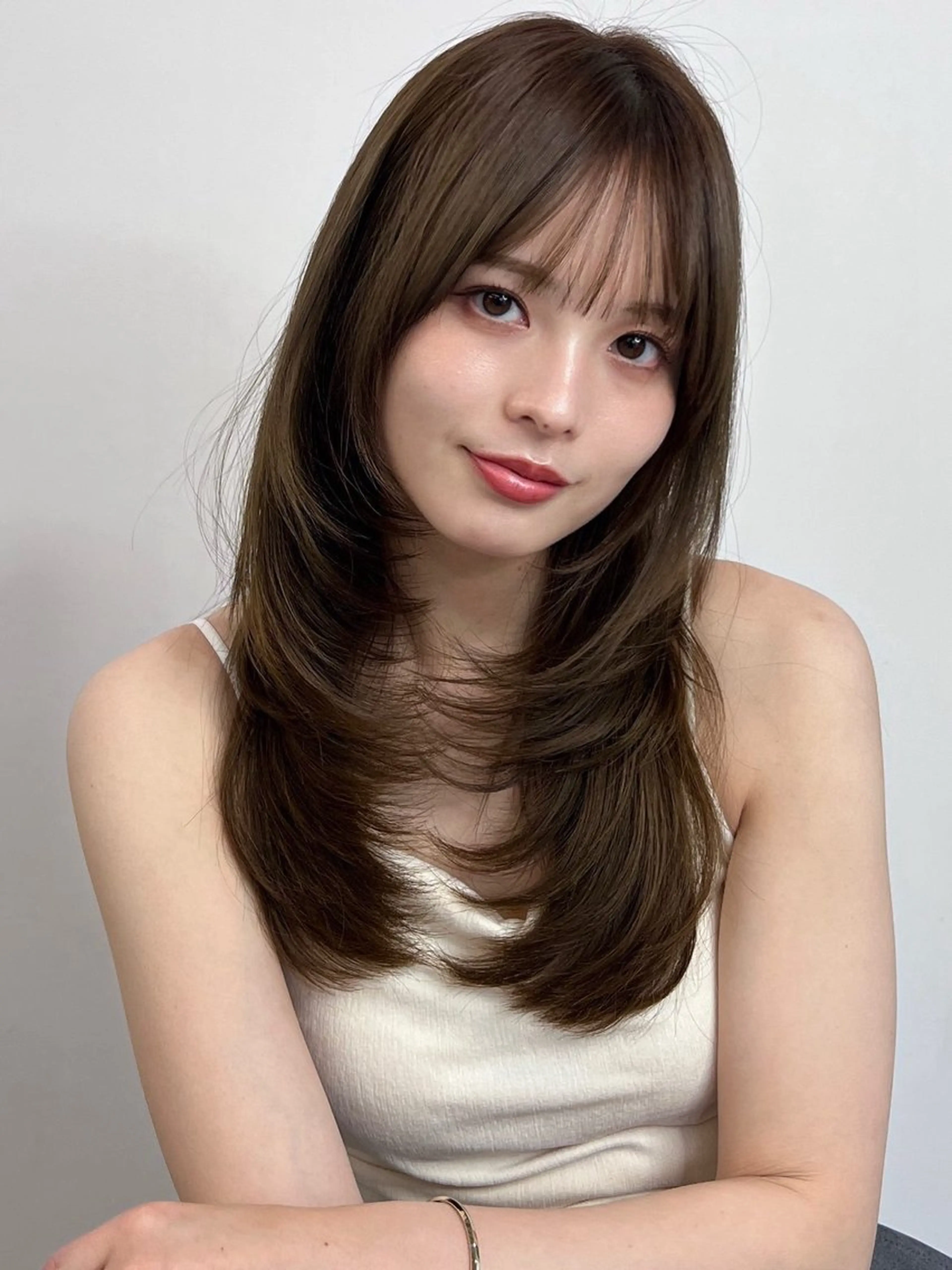 ロング Peeps&suu（ピープスアンドスー）所属・藤原航/艶髪 /カラーモデル募集のヘアスタイル