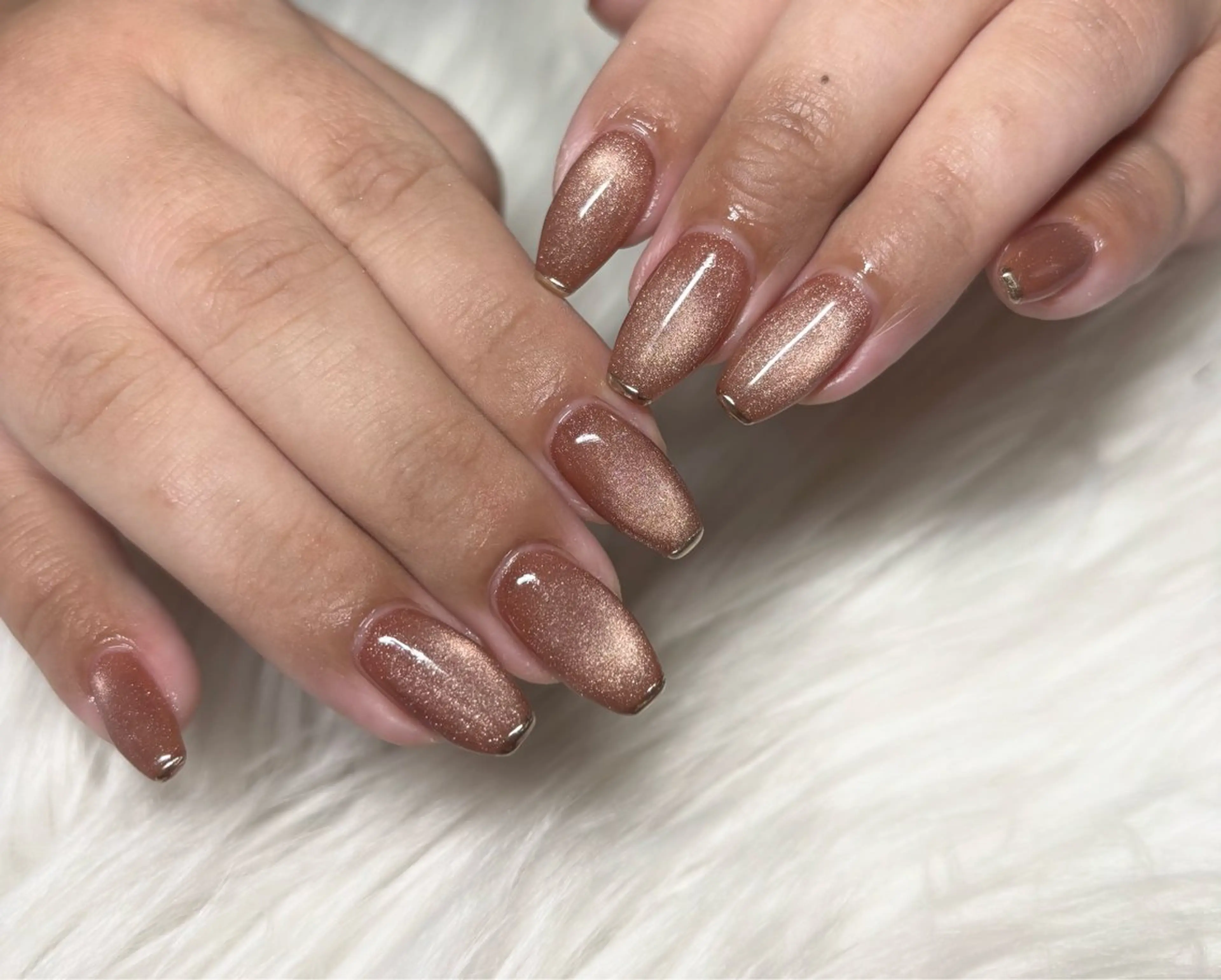 ネイル フレンチネイル マグネットネイル ミラーネイル y's beauty京橋店のネイルデザイン