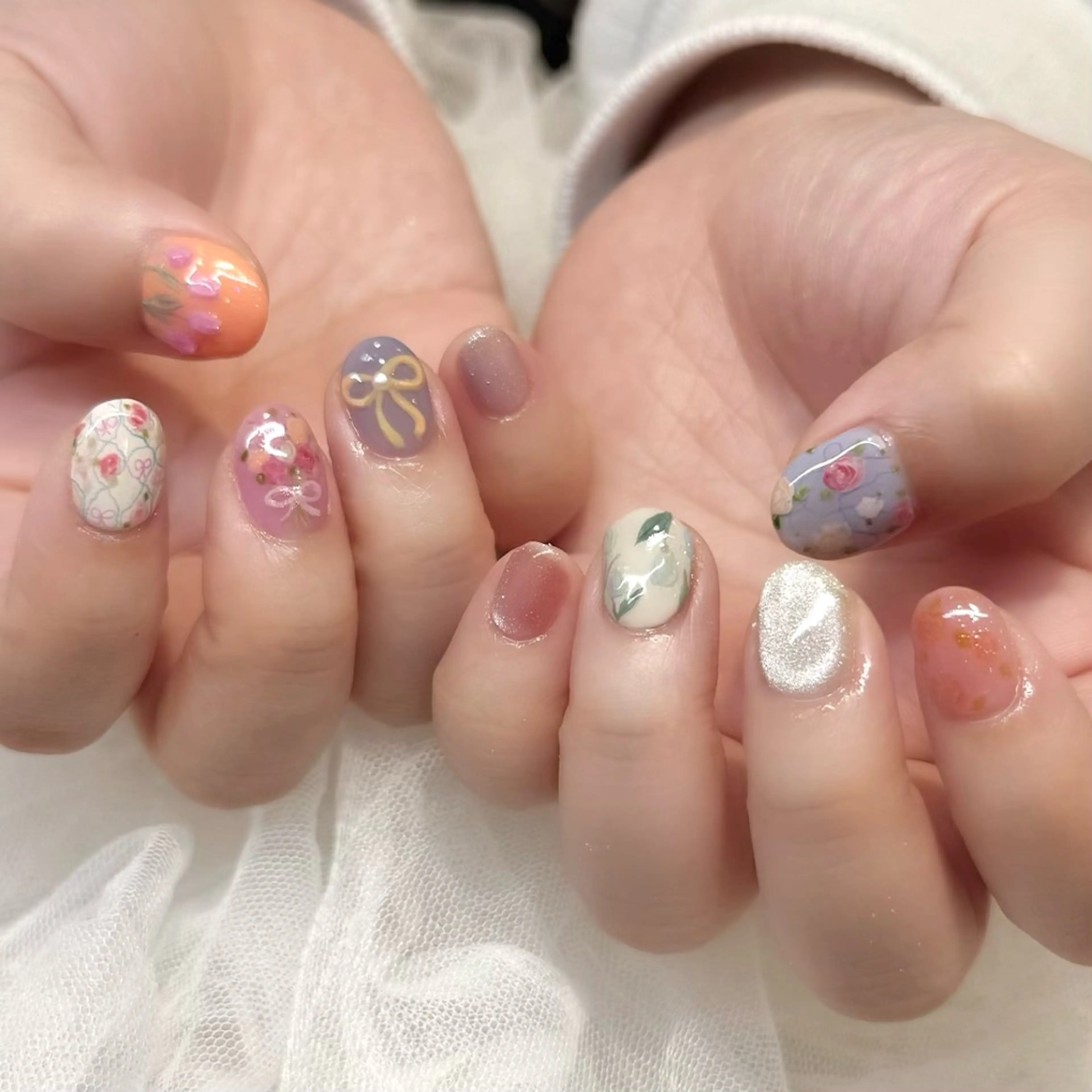 ネイル ハンドネイル 新井 ひなののネイルデザイン