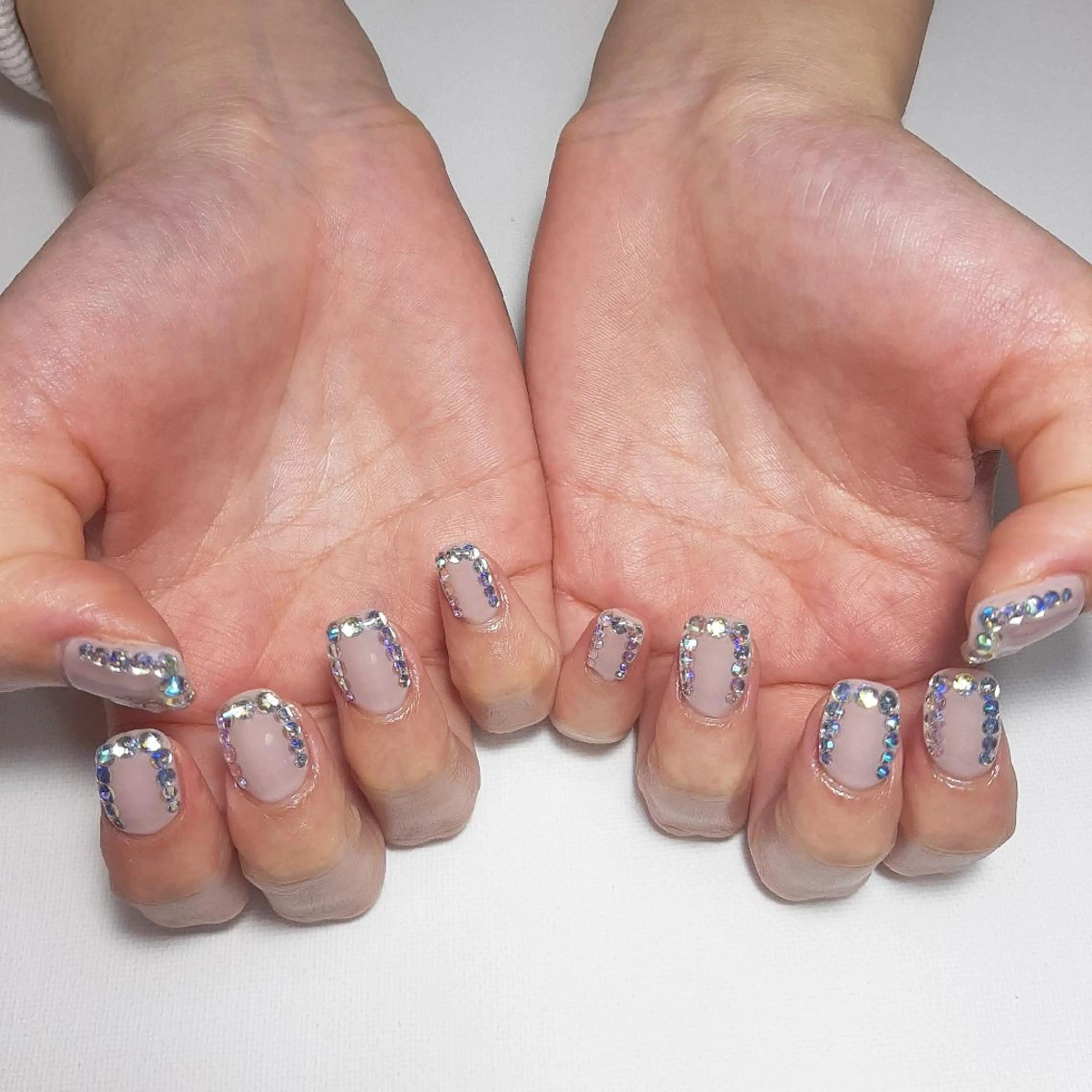 ネイル キラキラネイル ピンク 春ネイル owlnail /持込みデザイン専門のネイルデザイン