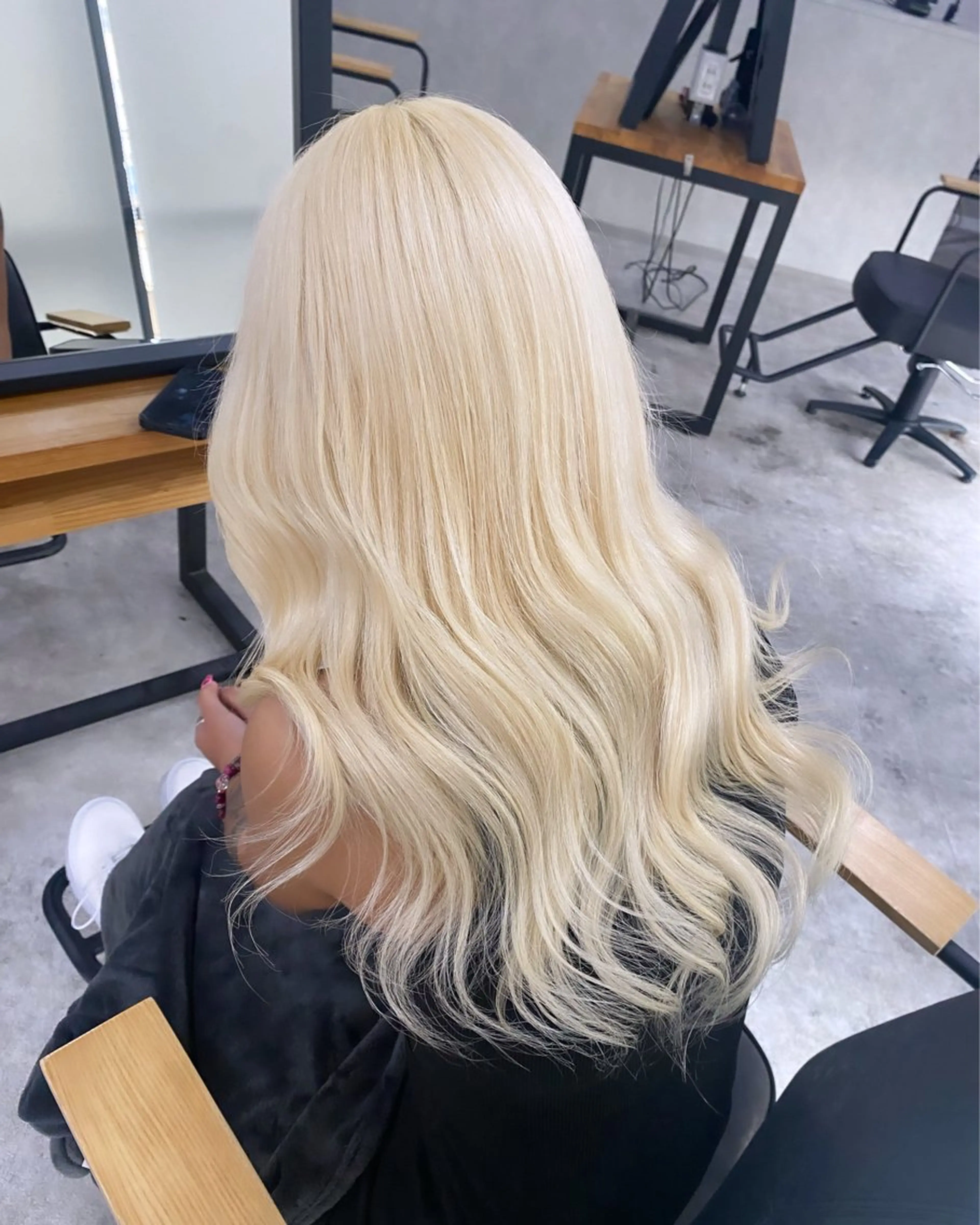 【🎀ダブルカラー🎀】ケアブリーチ+カラー🫧CMCトリートメント付き🫧の写真