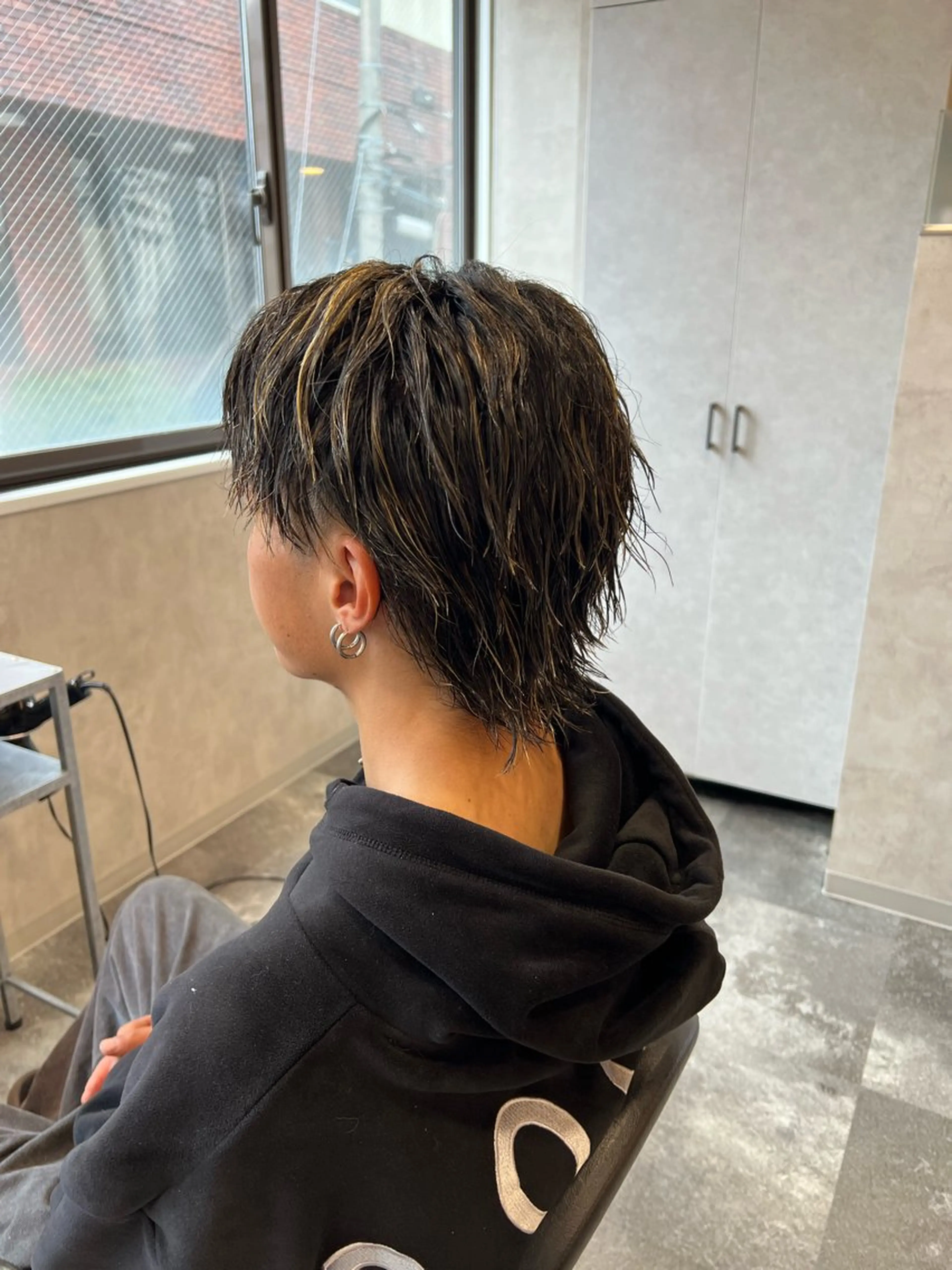 ショート カラー ヘアアレンジ メンズ メンズメッシュ メッシュ カット ヘアカラー メンズ特化/カラー/ パーマ/ケイシンのヘアスタイル
