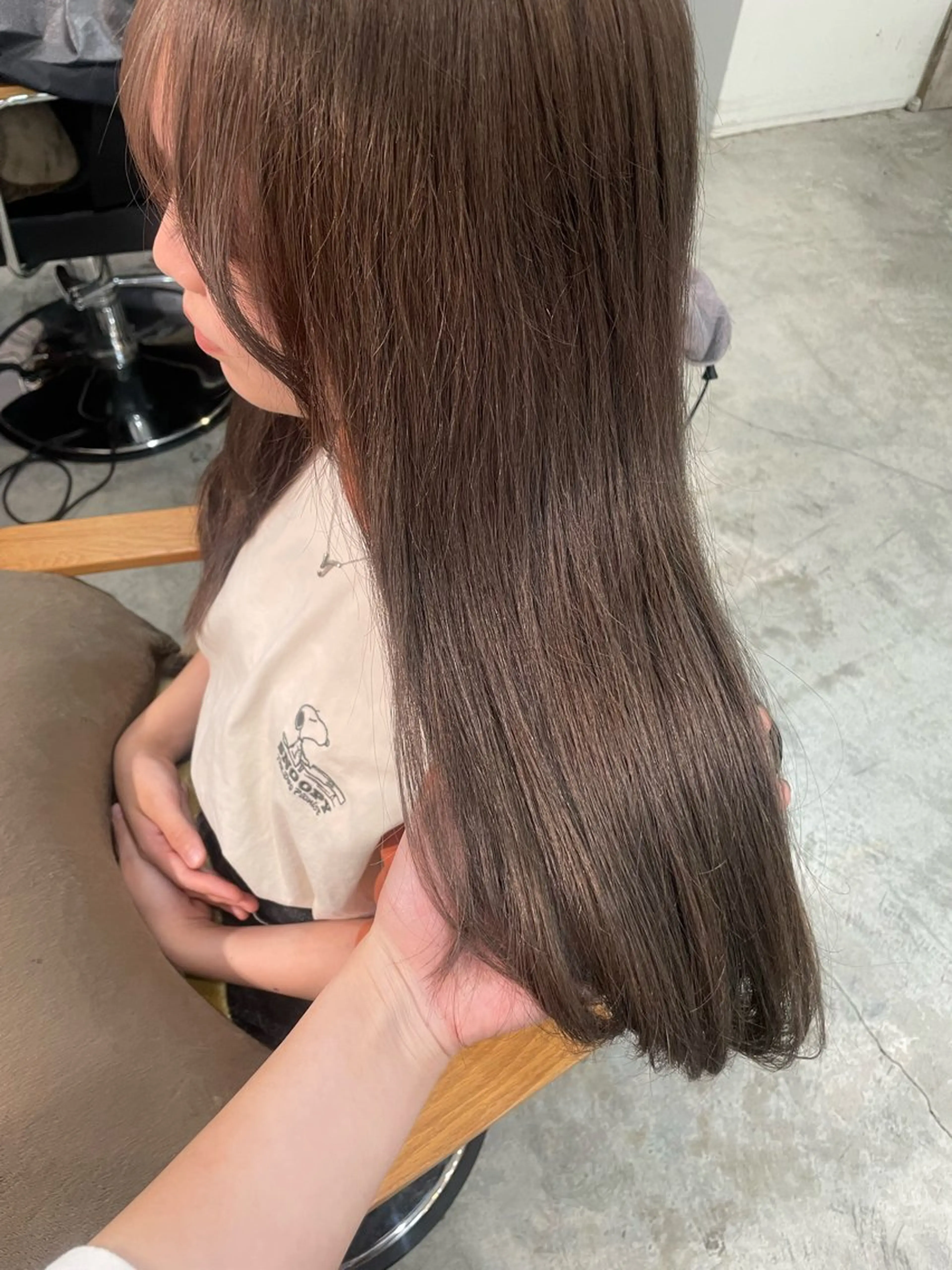 ロング ヘアカラー トリートメント 顔周りカット 🎀サヤカ🎀のヘアスタイル