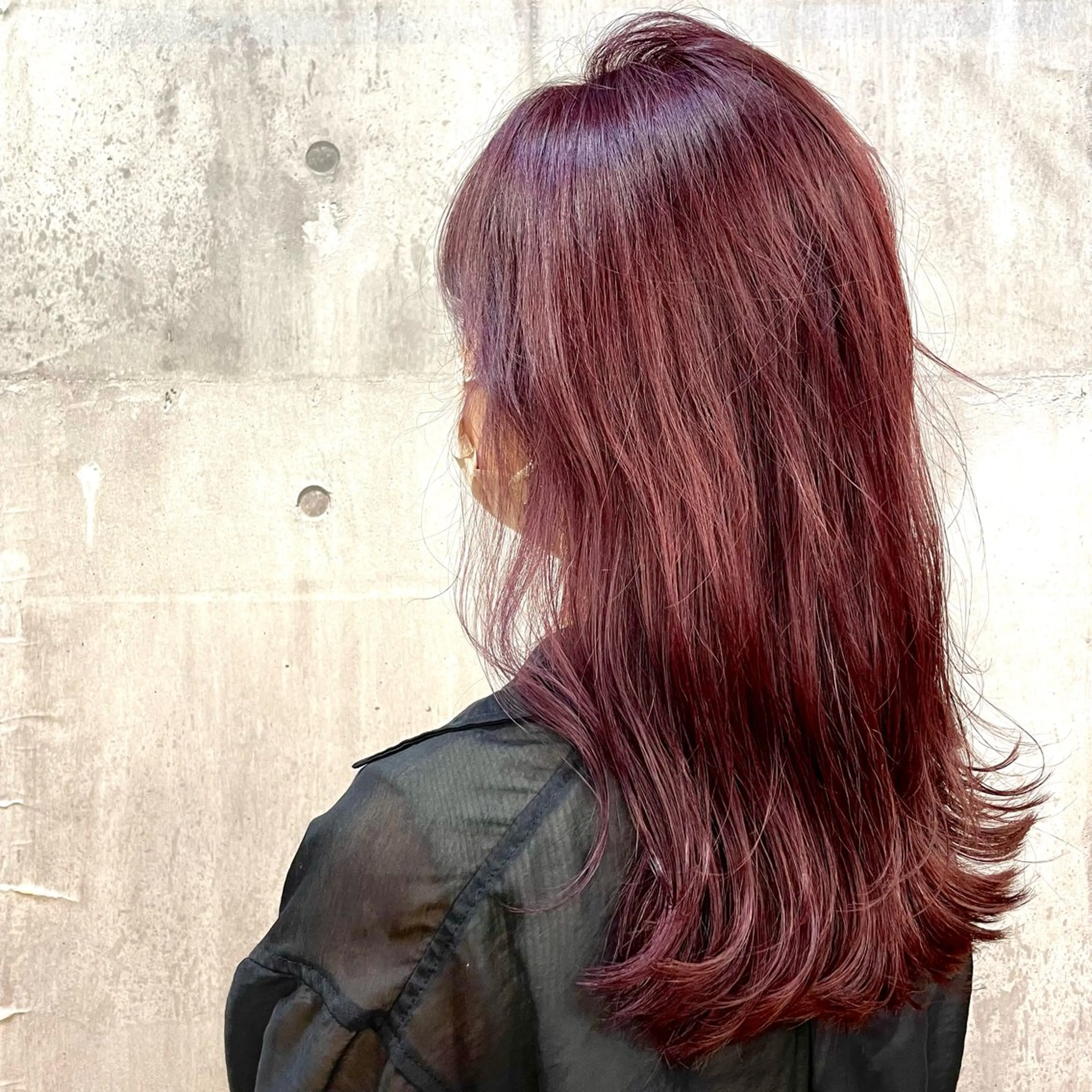 ロング カラー ヘアカラー トリートメント Life Nagiのヘアスタイル