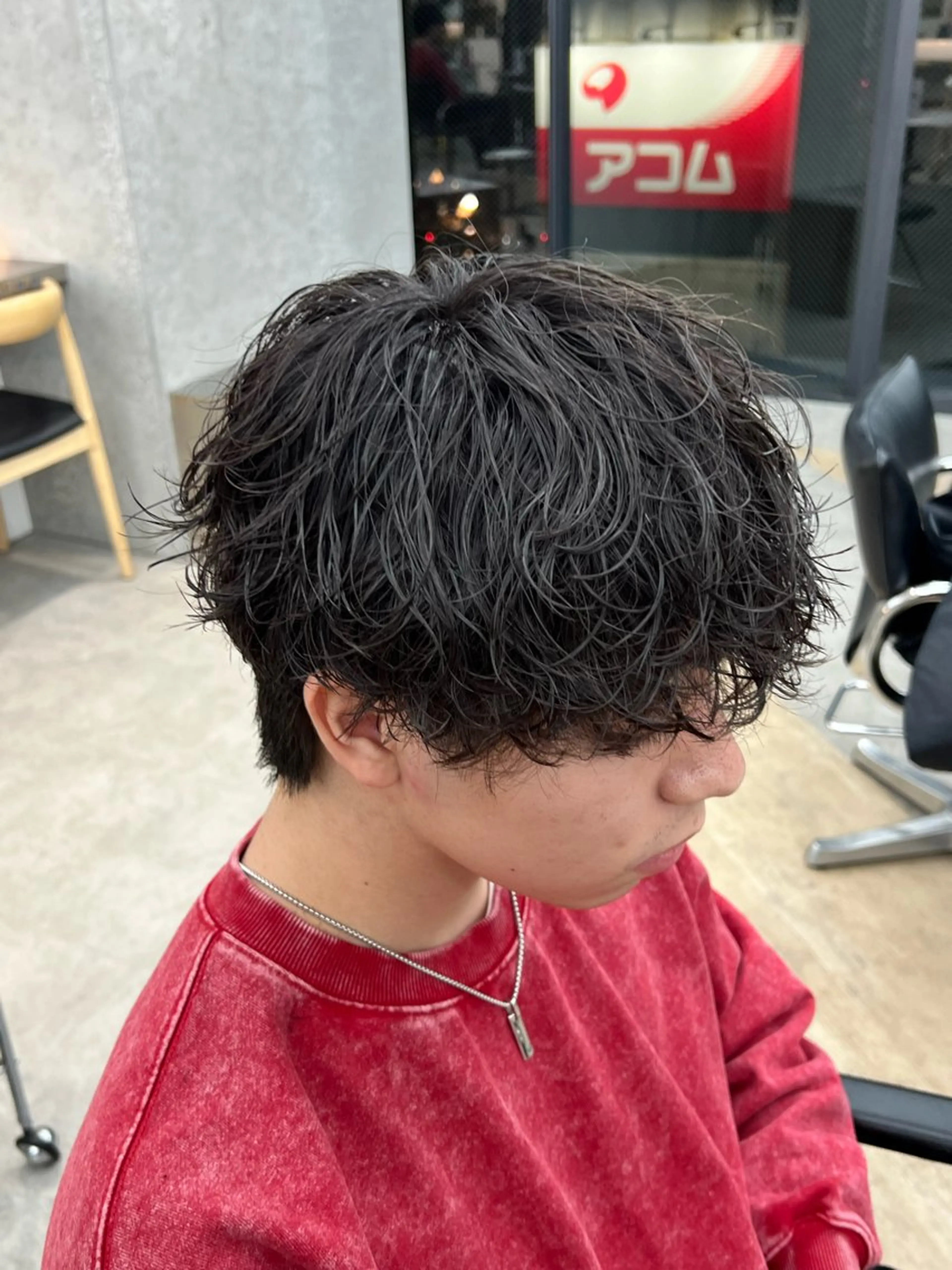 ショート パーマ メンズ メンズパーマ カット パーマ 楽斗/メンズパーマ /シャドウパーマのヘアスタイル