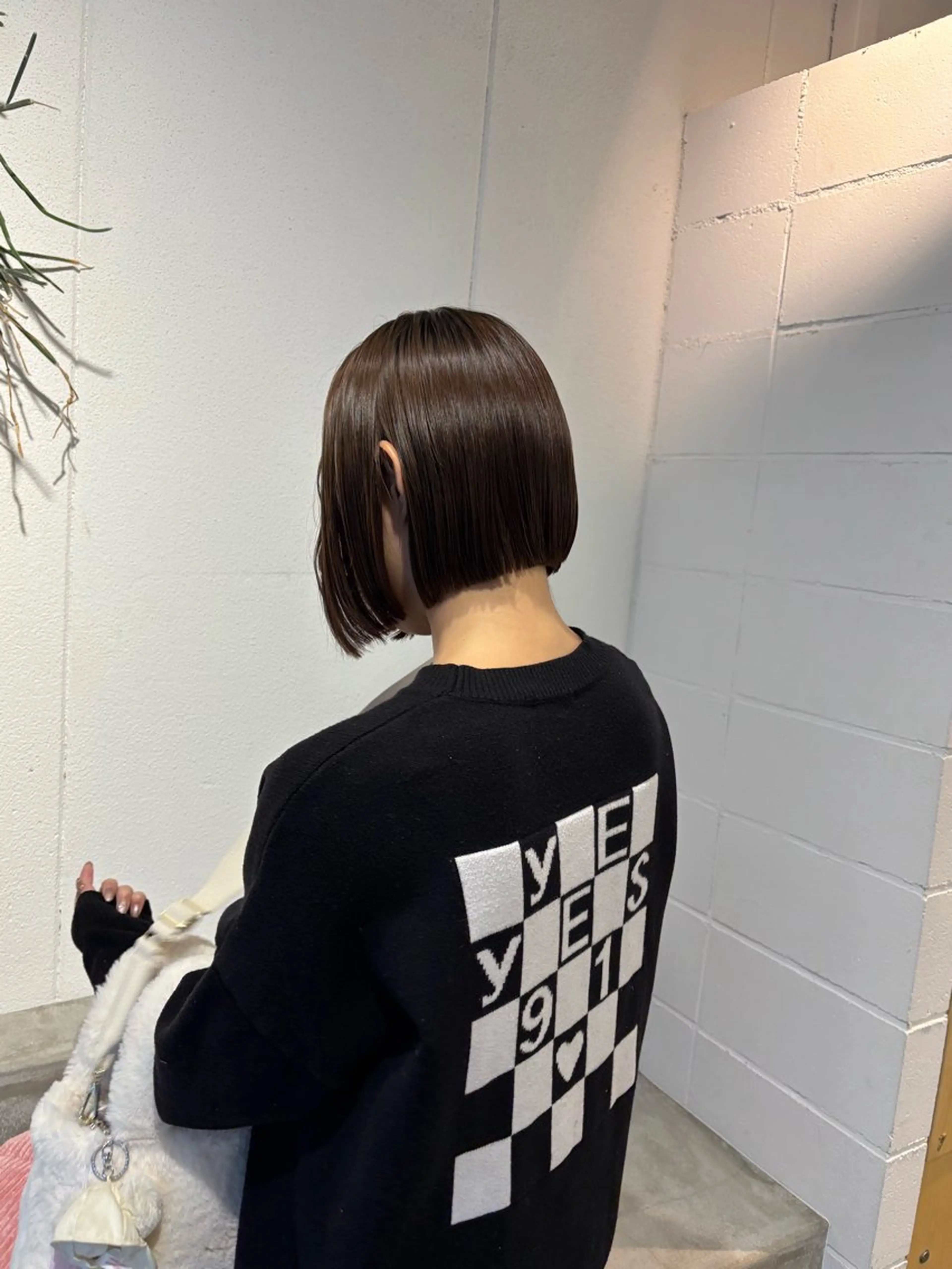 ショート ボブ リナ/名古屋/大須 カットモデルのヘアスタイル