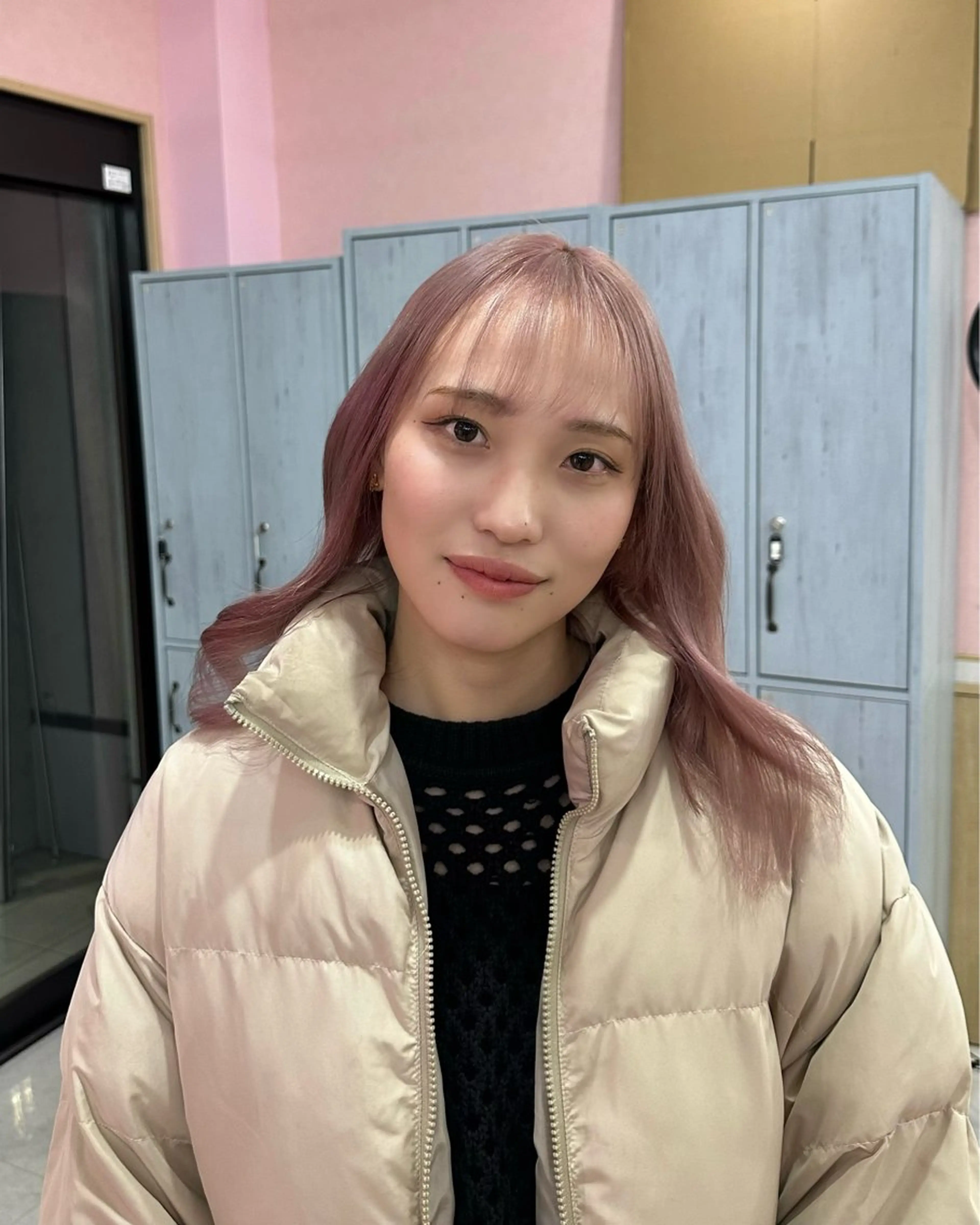 ロング カラー ベージュカラー ピンクカラー ピンクベージュ 🫧ブロンド /寒色系🫧れいのヘアスタイル