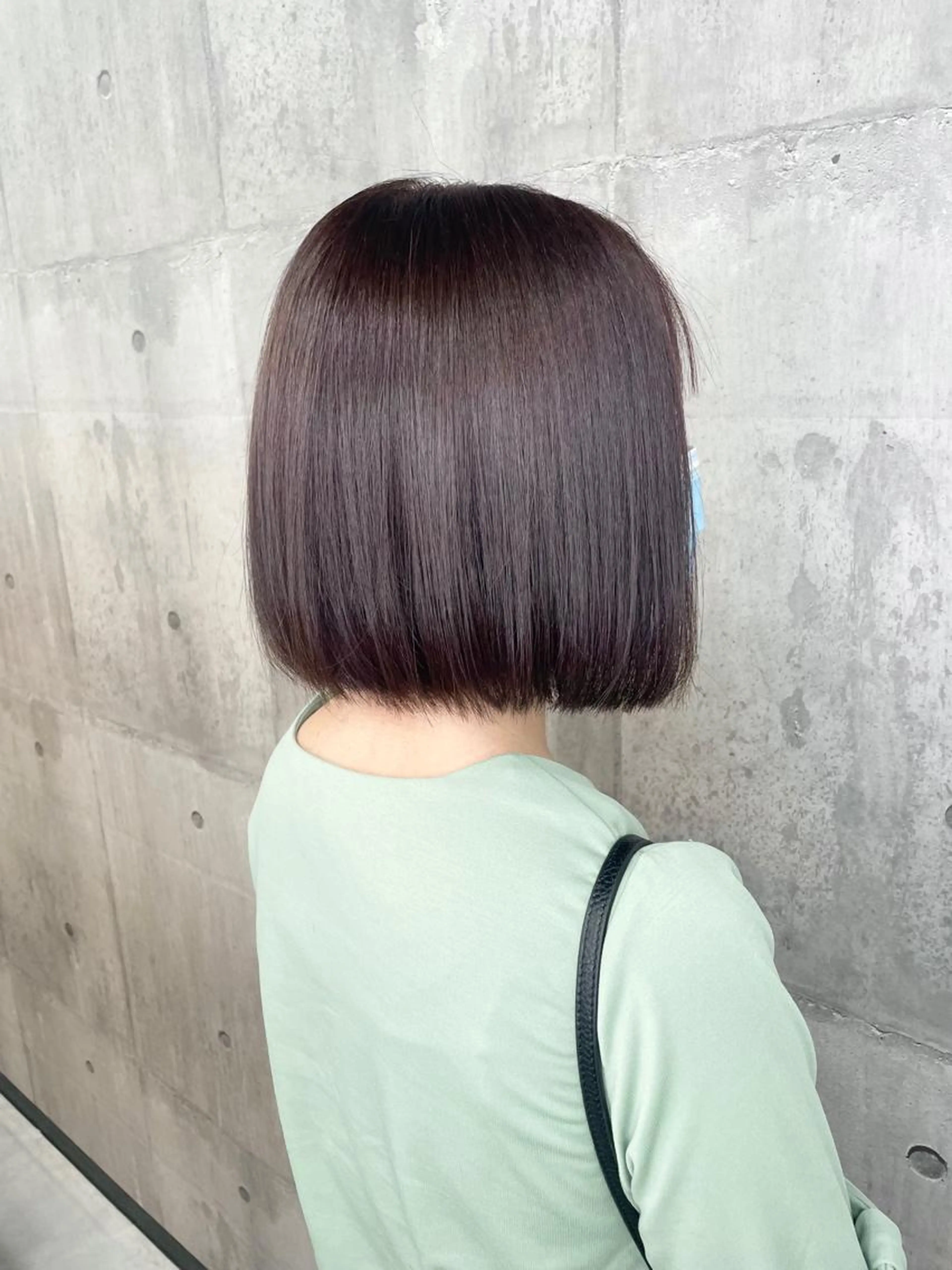 根元縮毛矯正＋毛先カットの写真