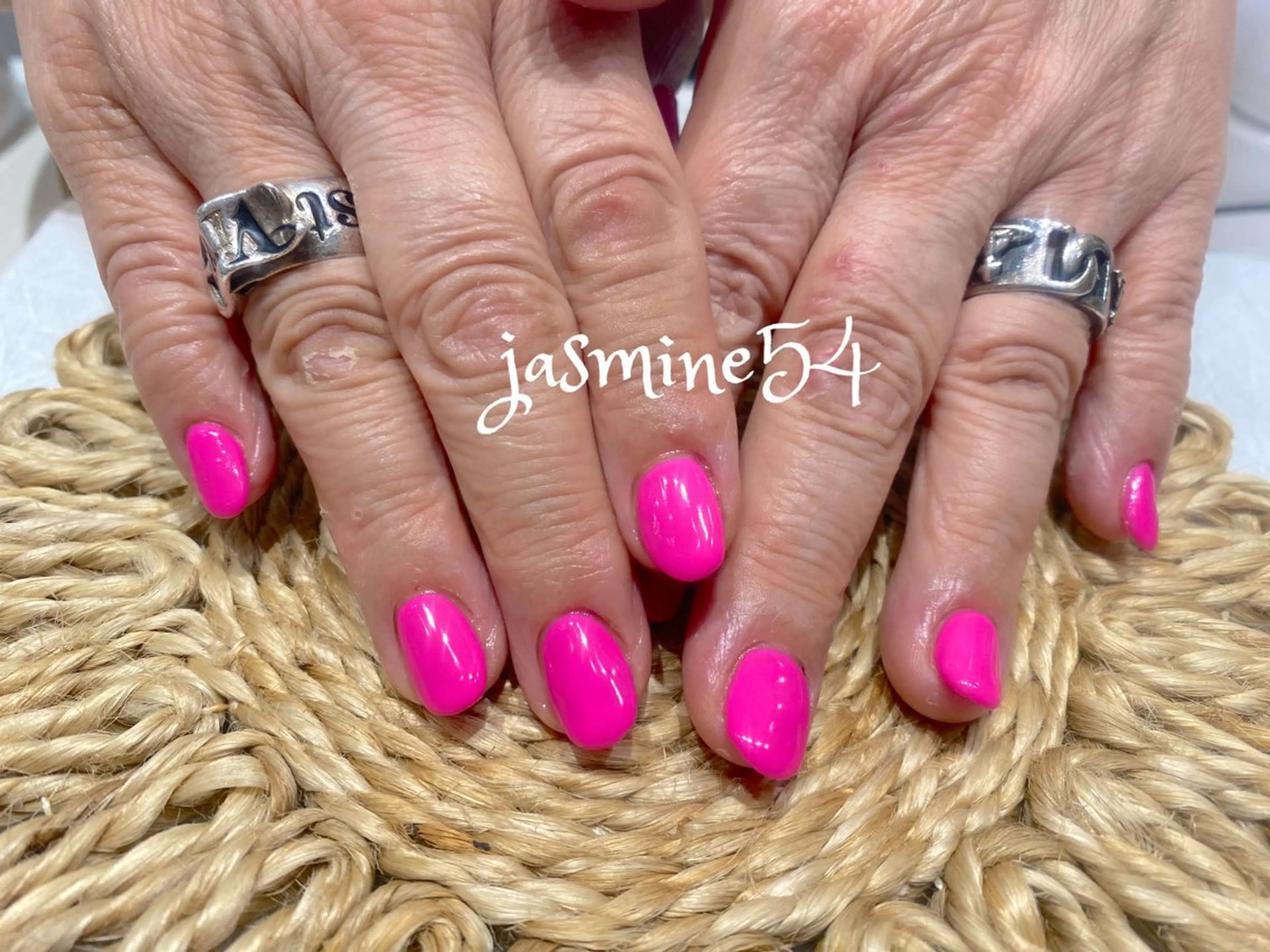 ネイル ワンカラーネイル jasmine54所属・jasmine54 mihoのネイルデザイン