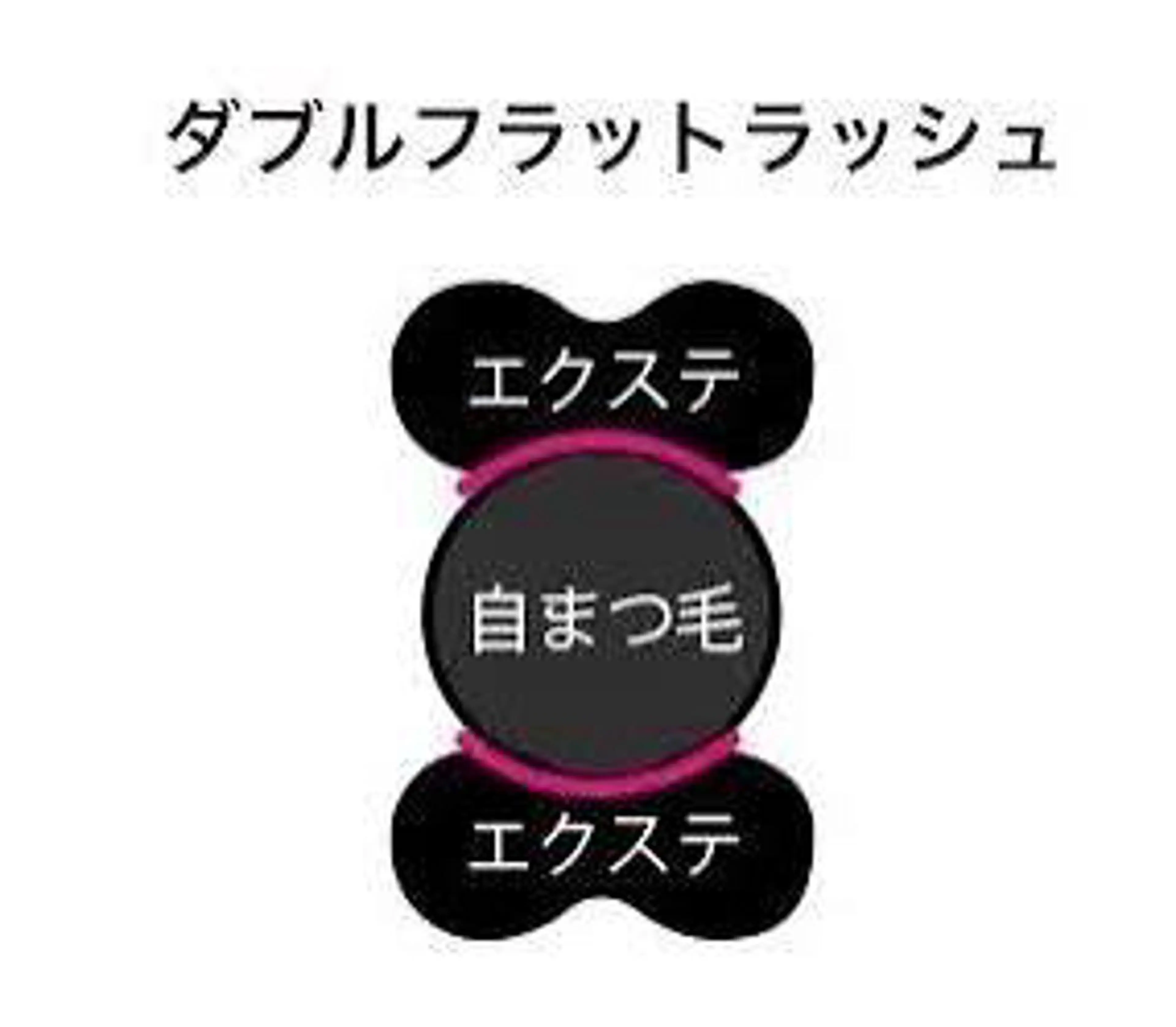 🎀LEDダブルフラットマットラッシュ(バインド)80束✨プレミアムケアオプション付き🫧の写真
