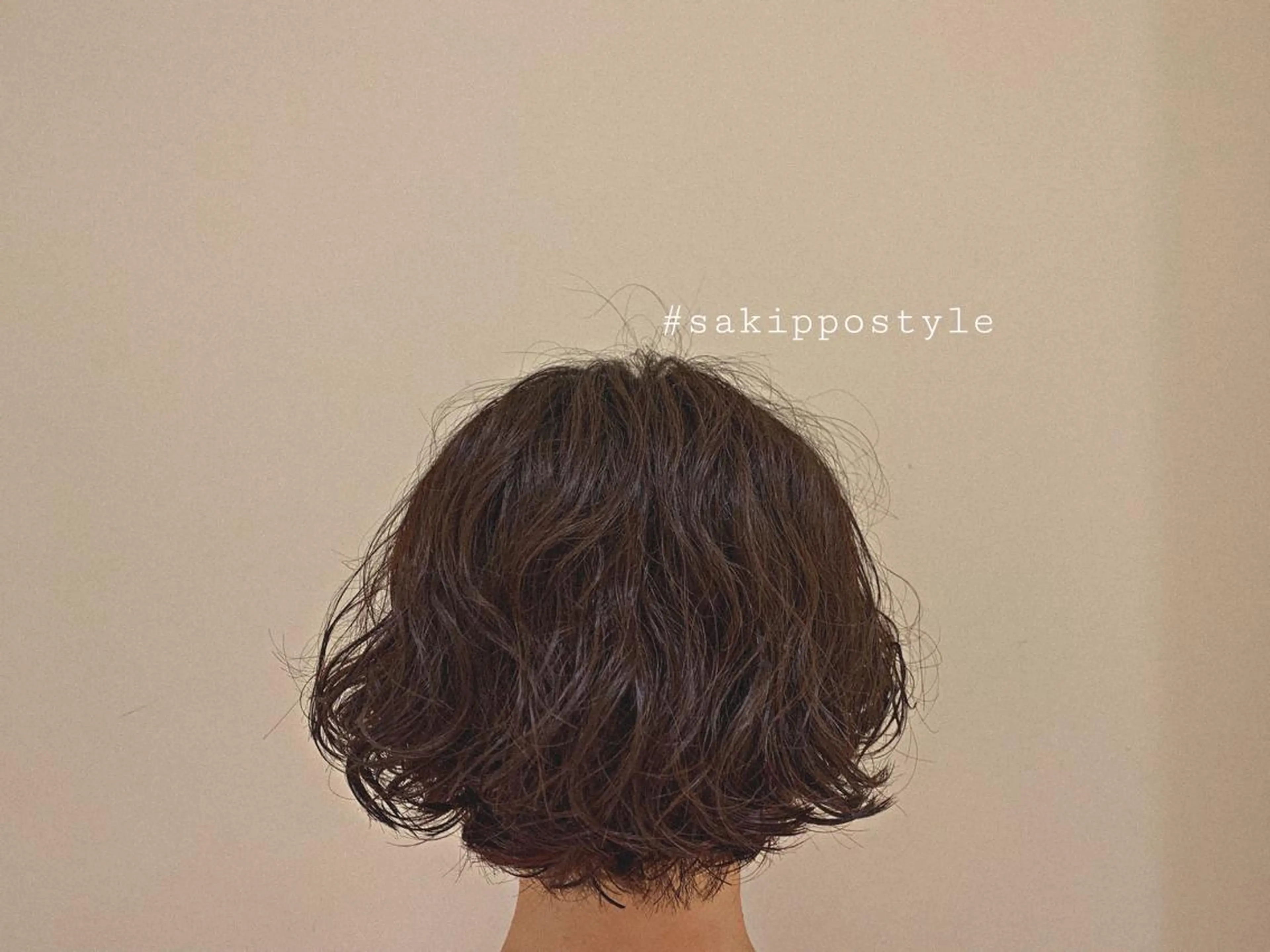 ショート パーマ ボブ Sol所属・Sol. Sakihoのヘアスタイル