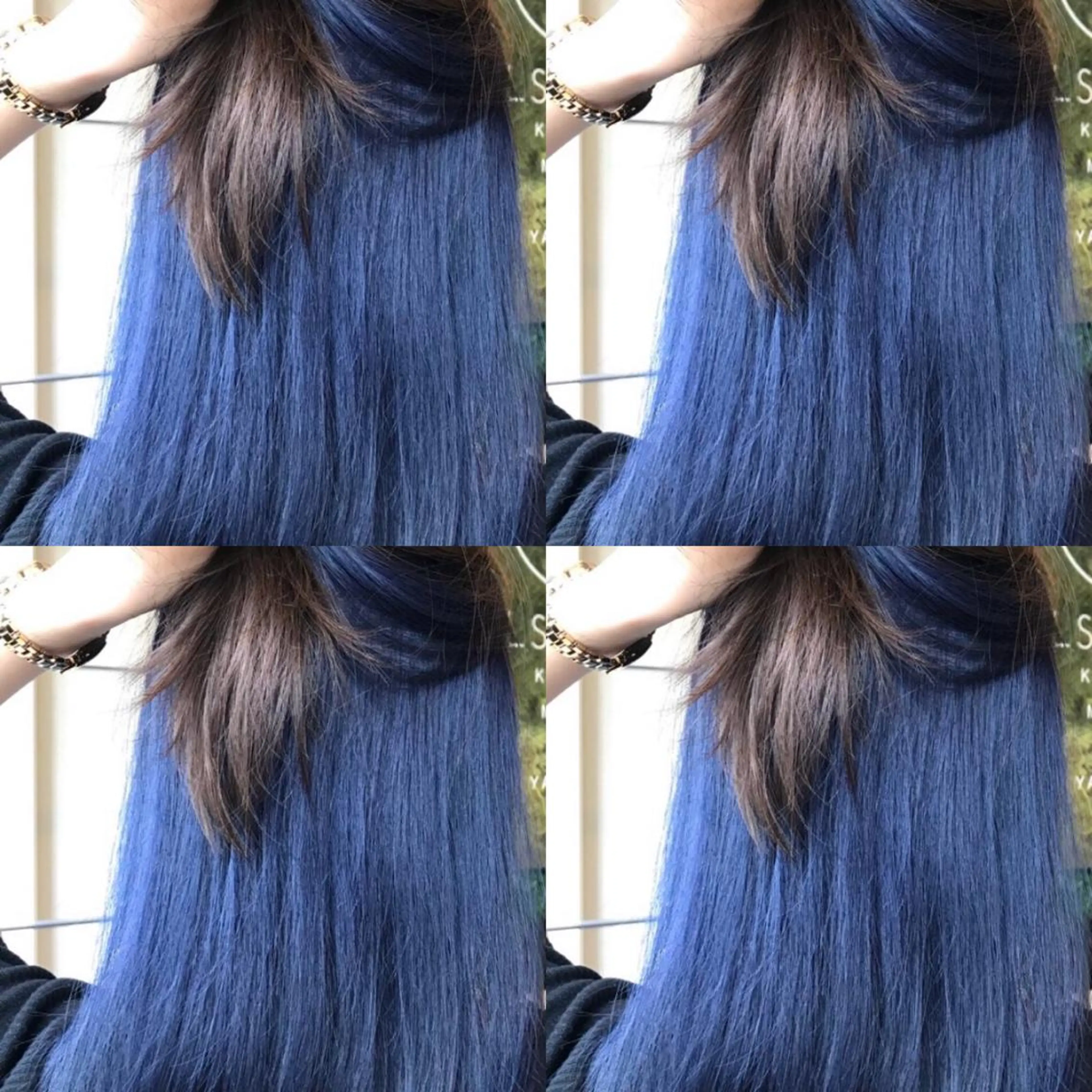 ミディアム カラー ヘアカラー Hanna by W_SALONのヘアスタイル