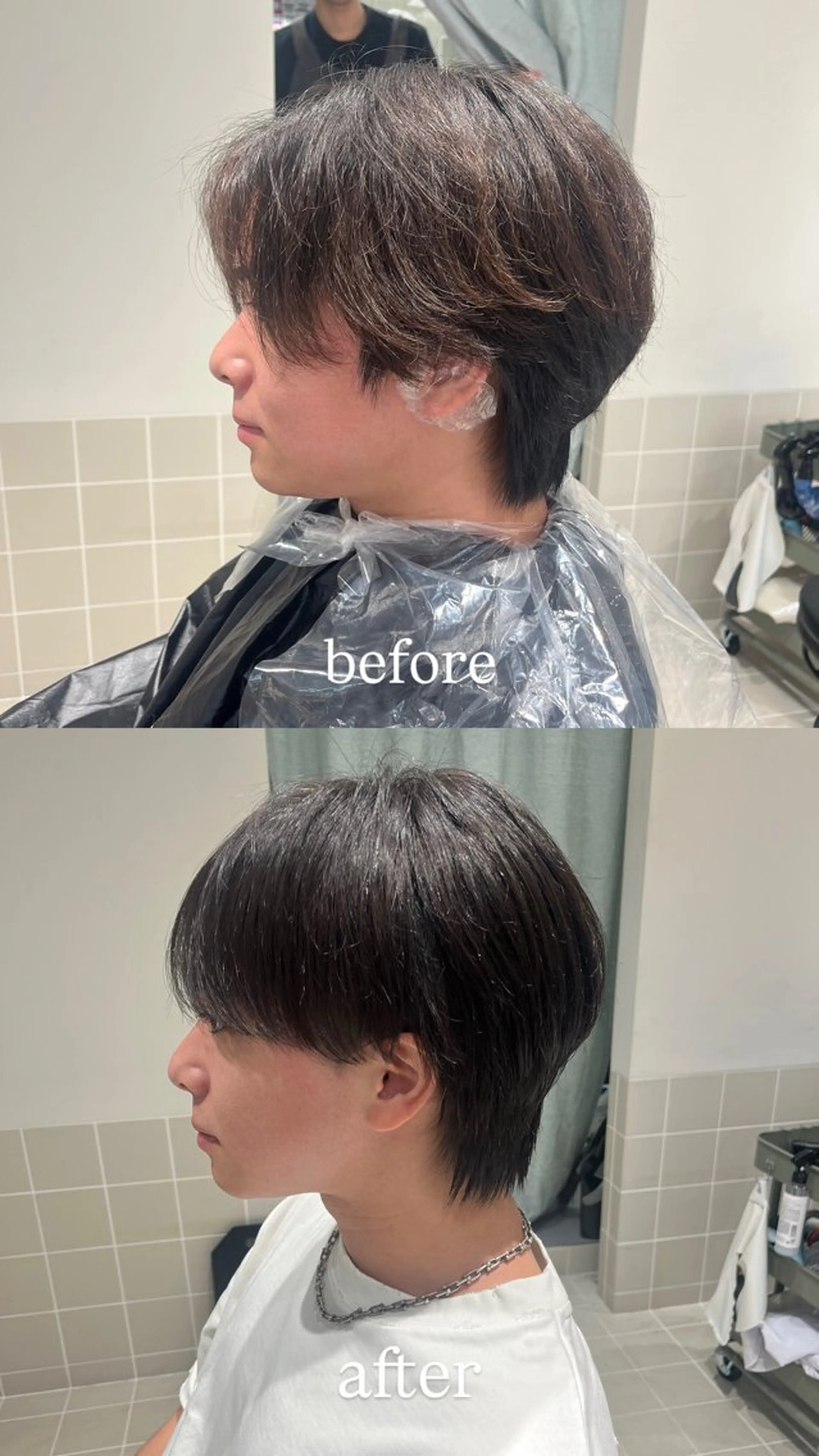 メンズ 縮毛矯正 トリートメント ヘアセット メンズスタイリスト/ ‎🤍Kanaのヘアスタイル