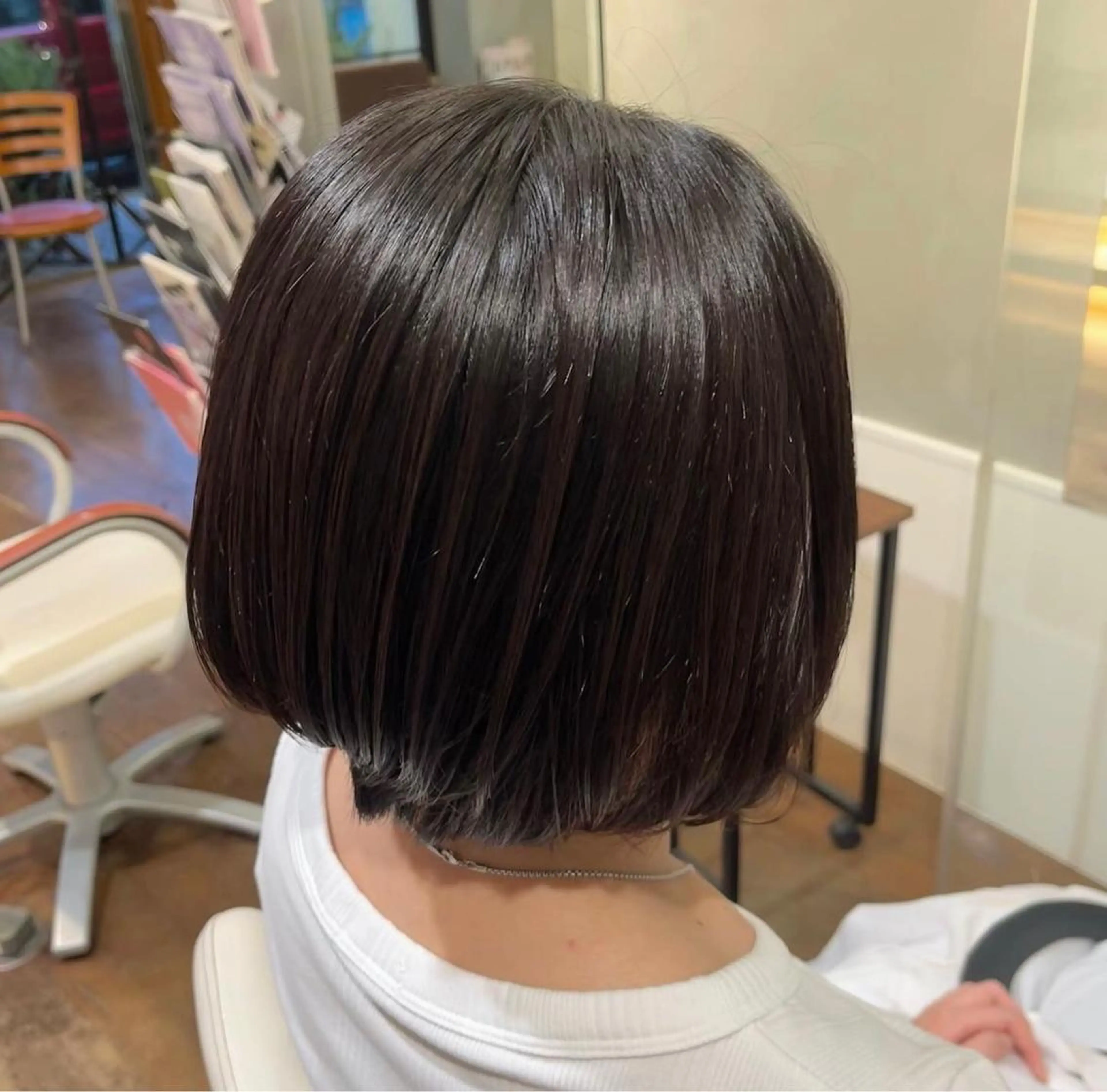 ショート カラー 透明感カラー グレージュ Hair...DiA YUNAのヘアスタイル
